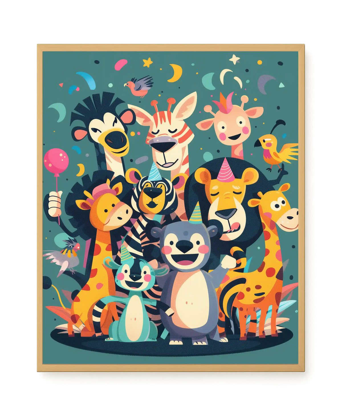 Forest Friends Canvas Wall Art
