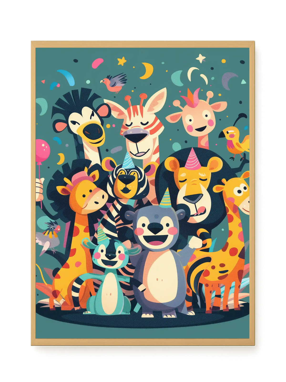 Forest Friends Canvas Wall Art