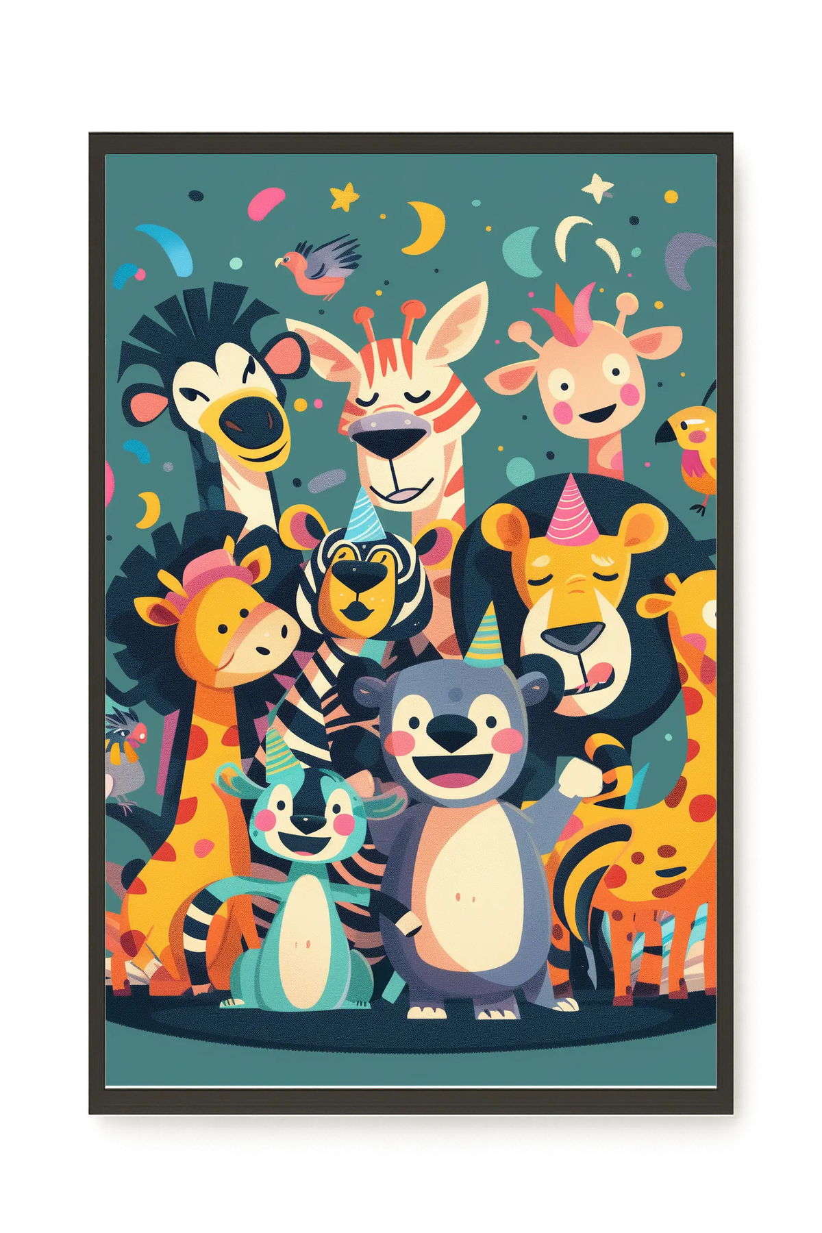 Forest Friends Canvas Wall Art