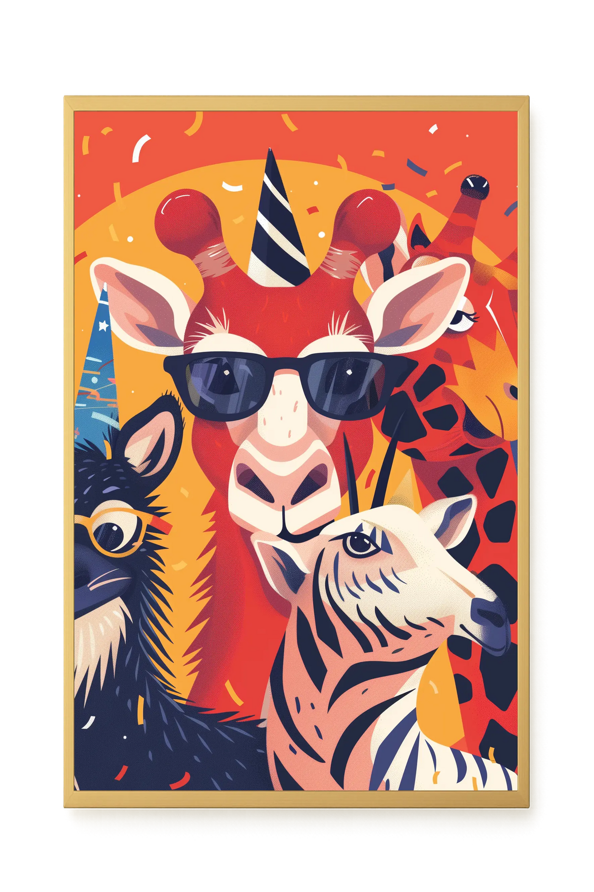 Animal Party Canvas Print