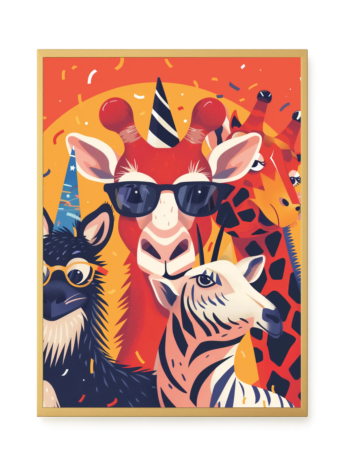 Animal Party Canvas Print