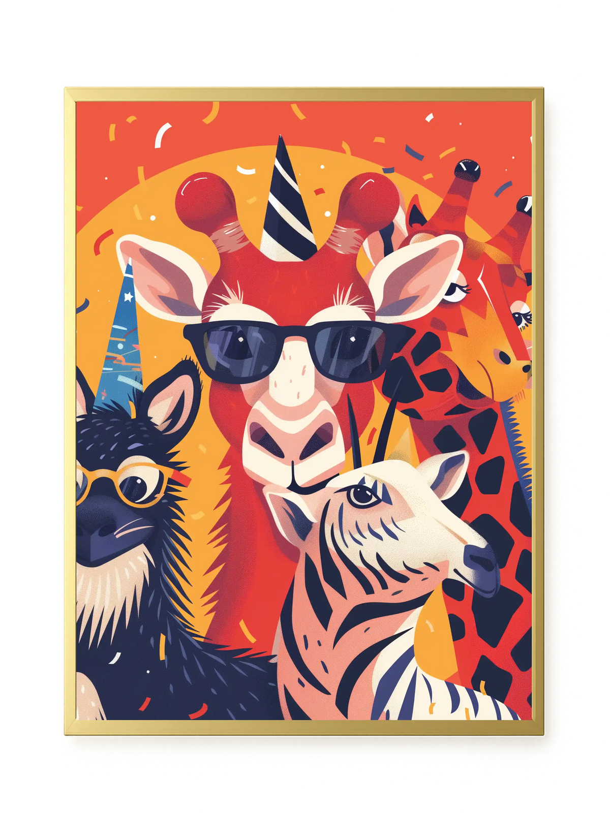 Animal Party Canvas Print