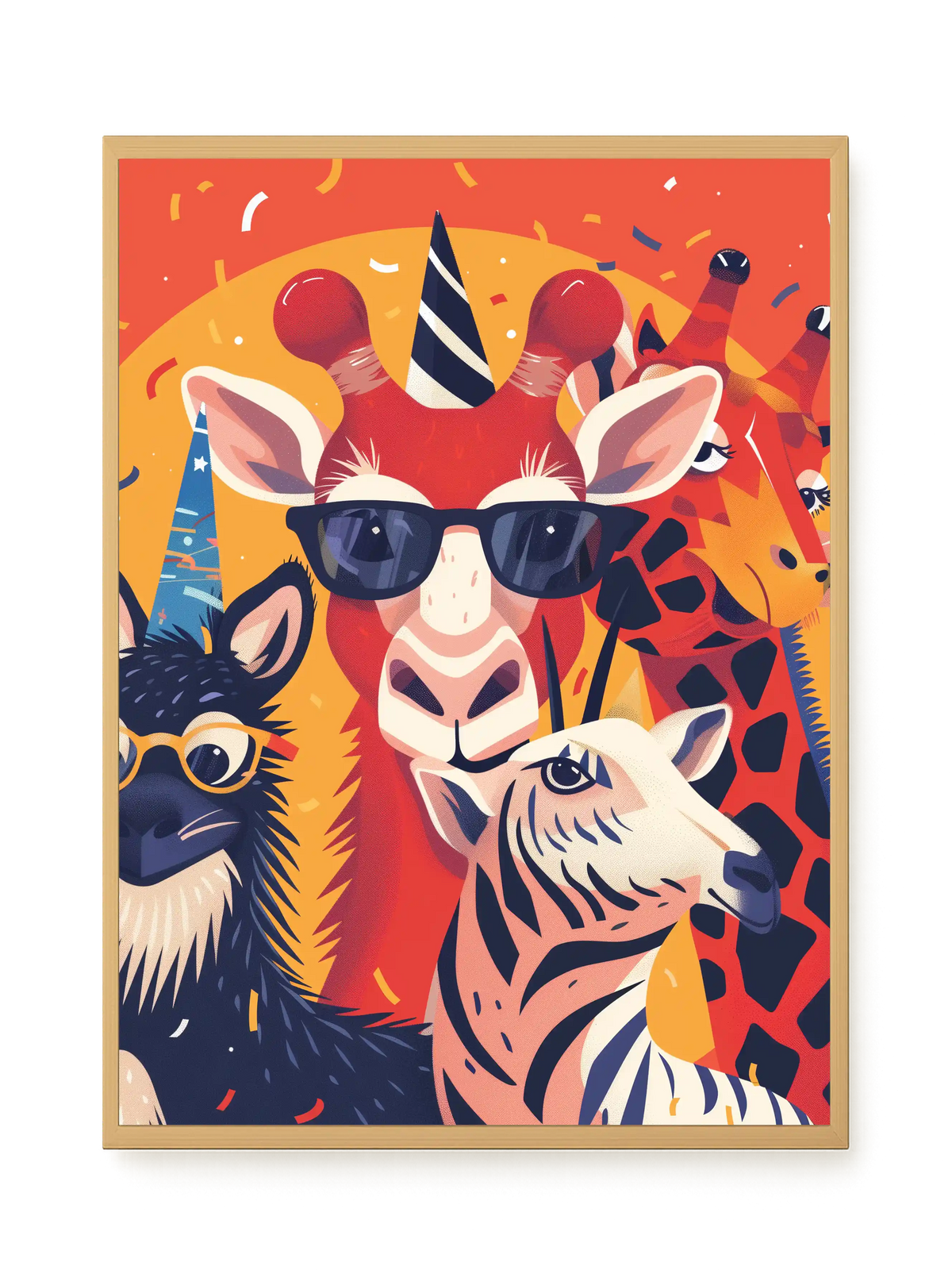 Animal Party Canvas Print
