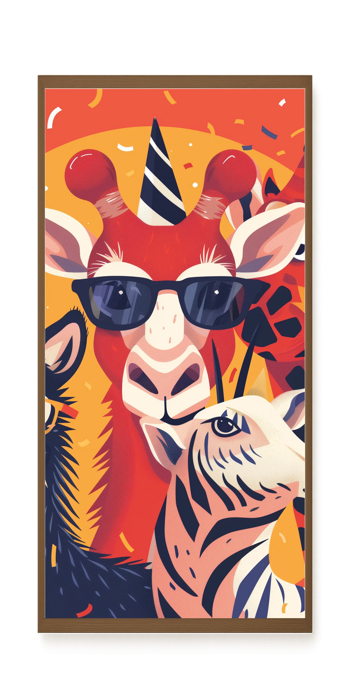 Animal Party Canvas Print