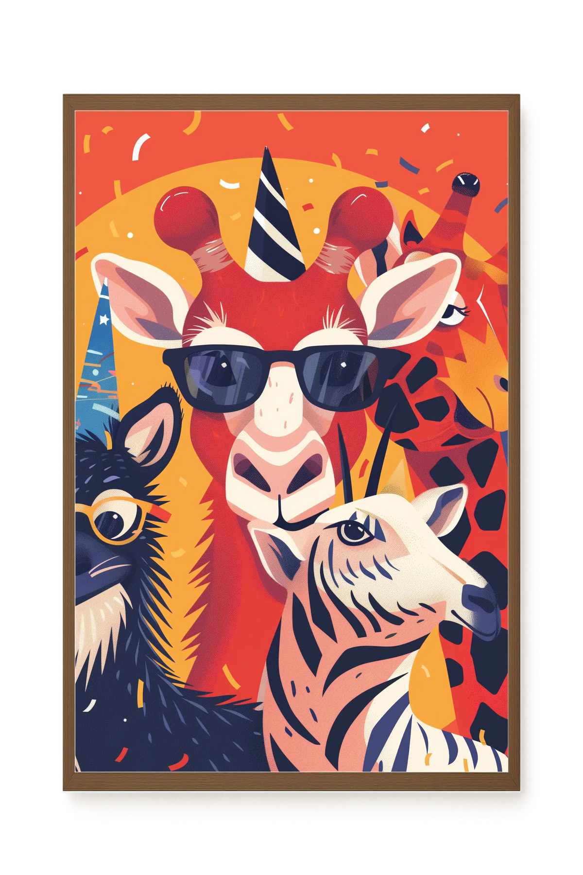 Animal Party Canvas Print