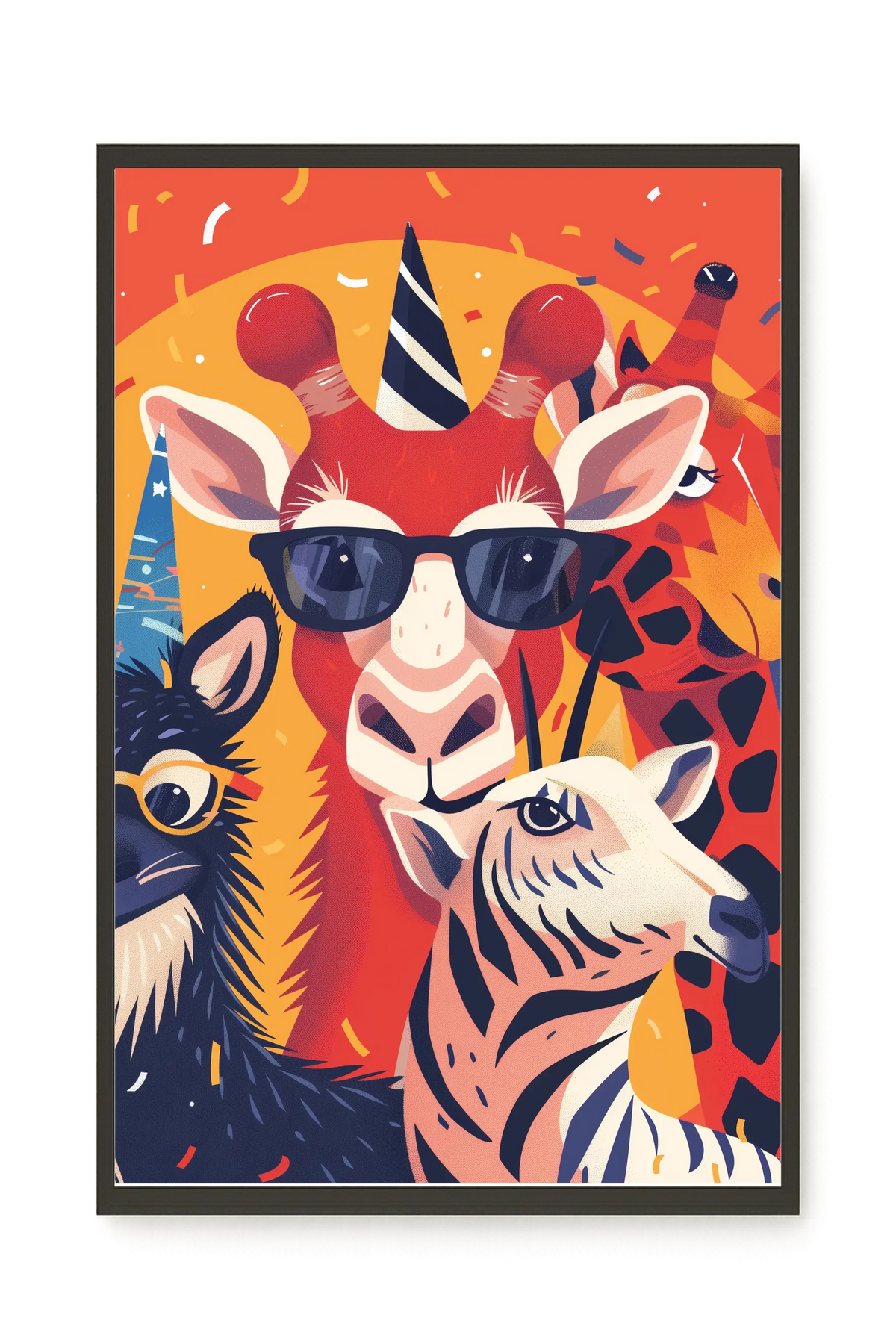 Animal Party Canvas Print