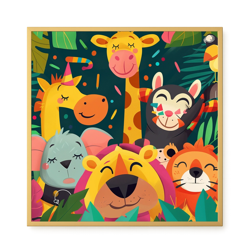 Jungle Fun Canvas Print