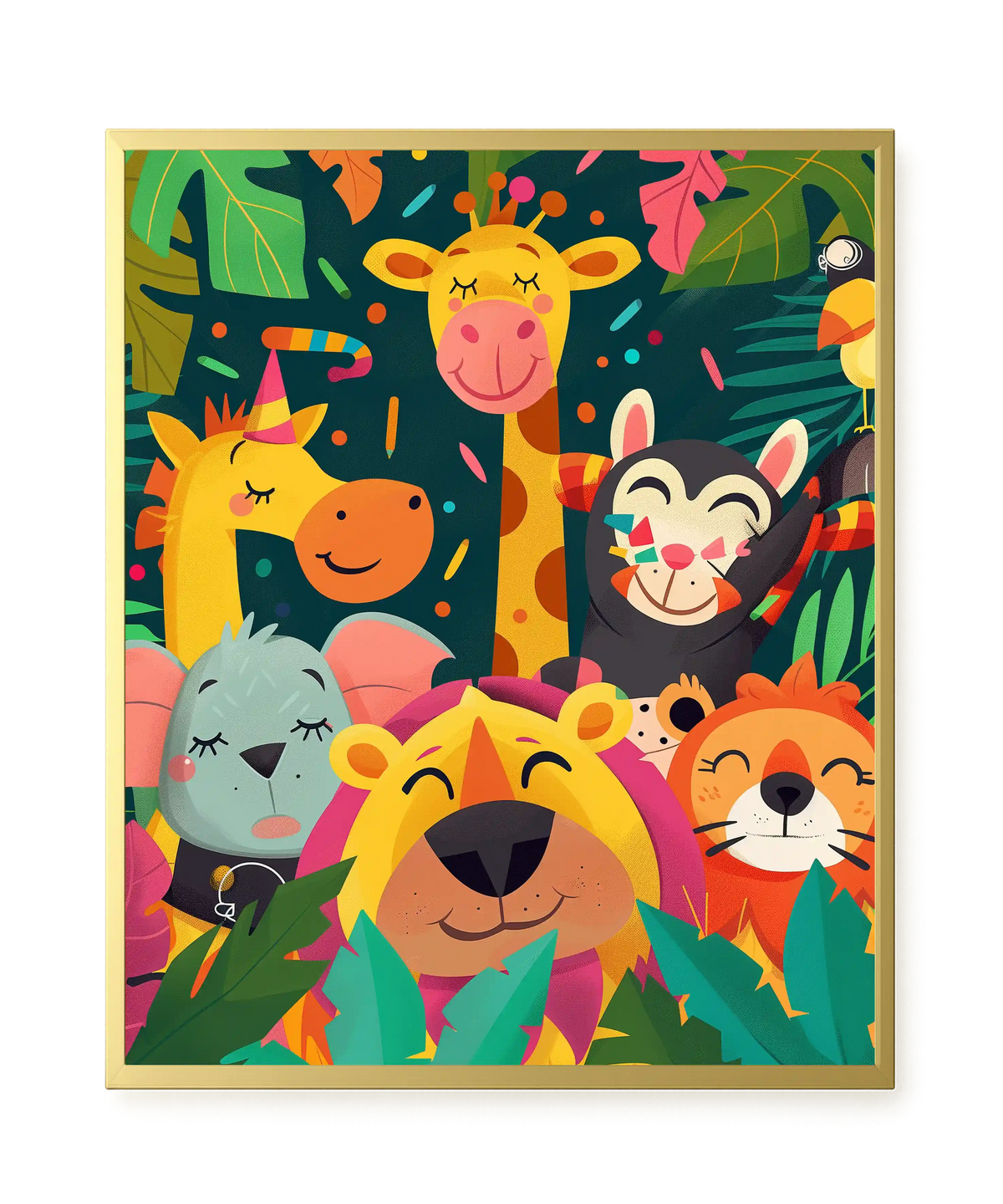 Jungle Fun Canvas Print