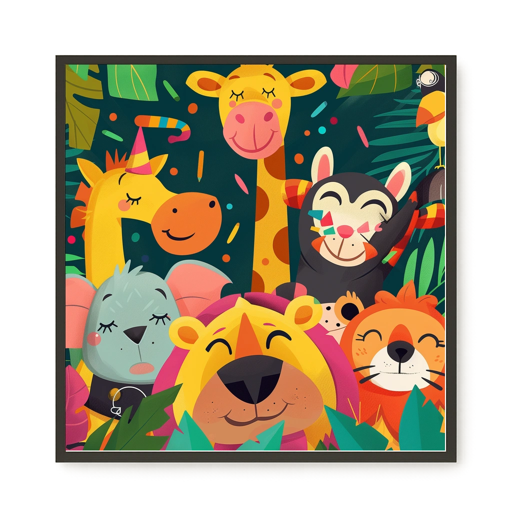 Jungle Fun Canvas Print