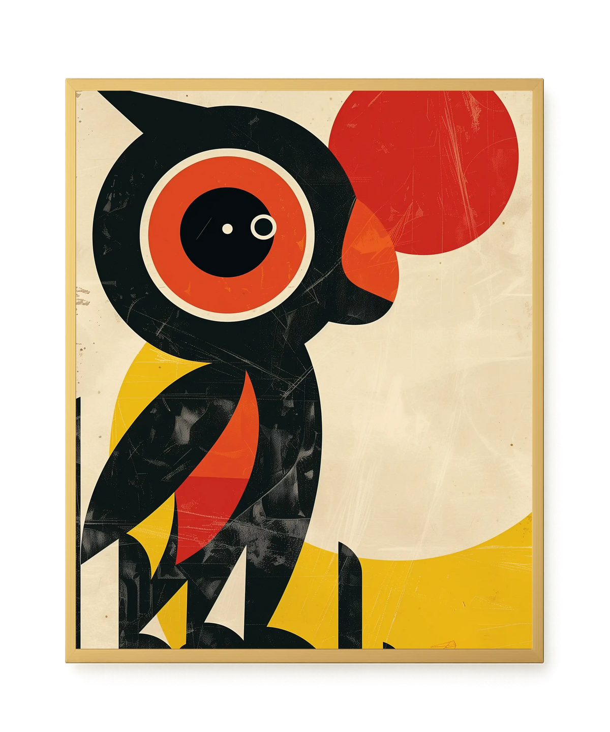 Abstract Bird Canvas Wall Art