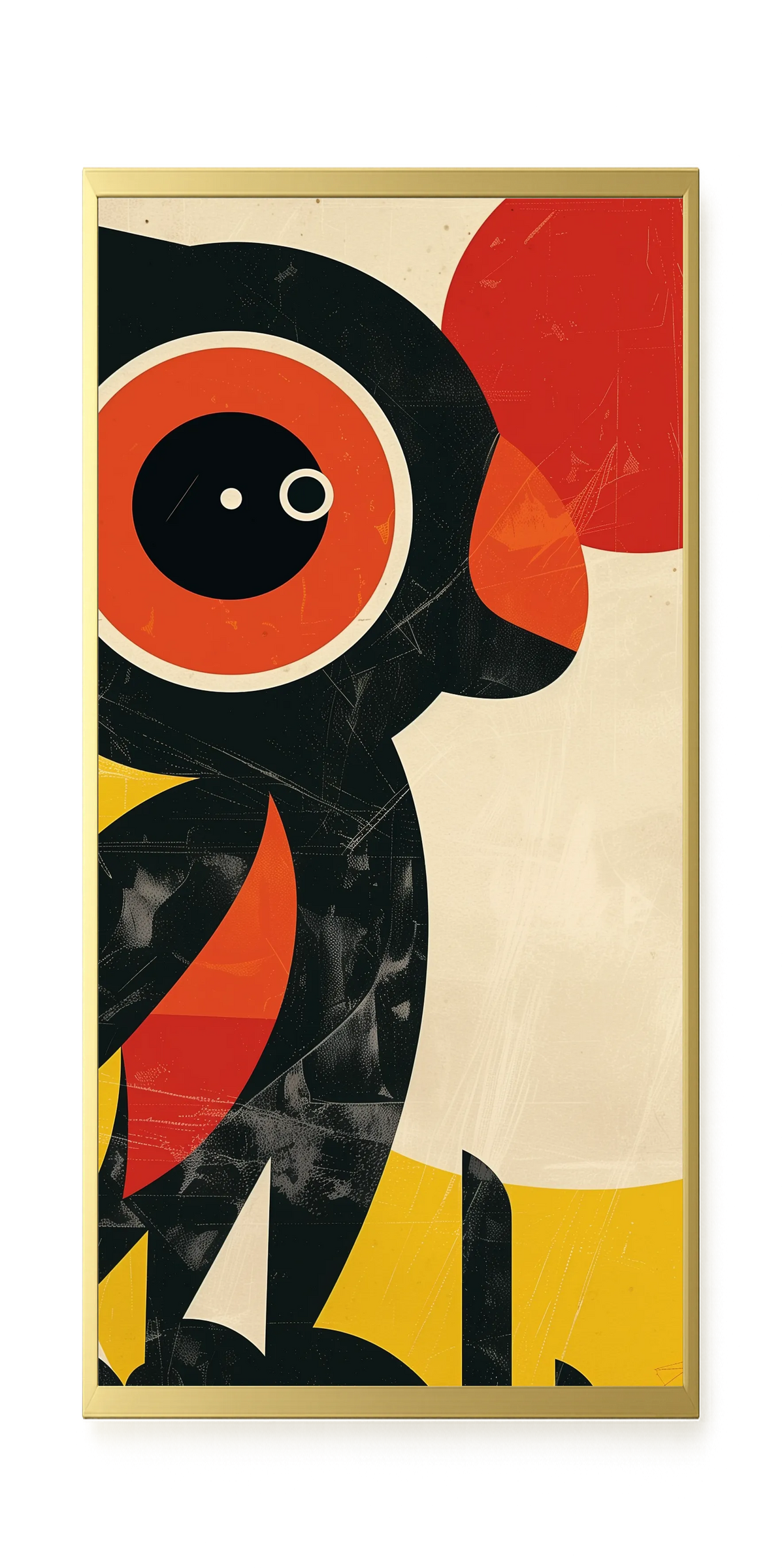 Abstract Bird Canvas Wall Art