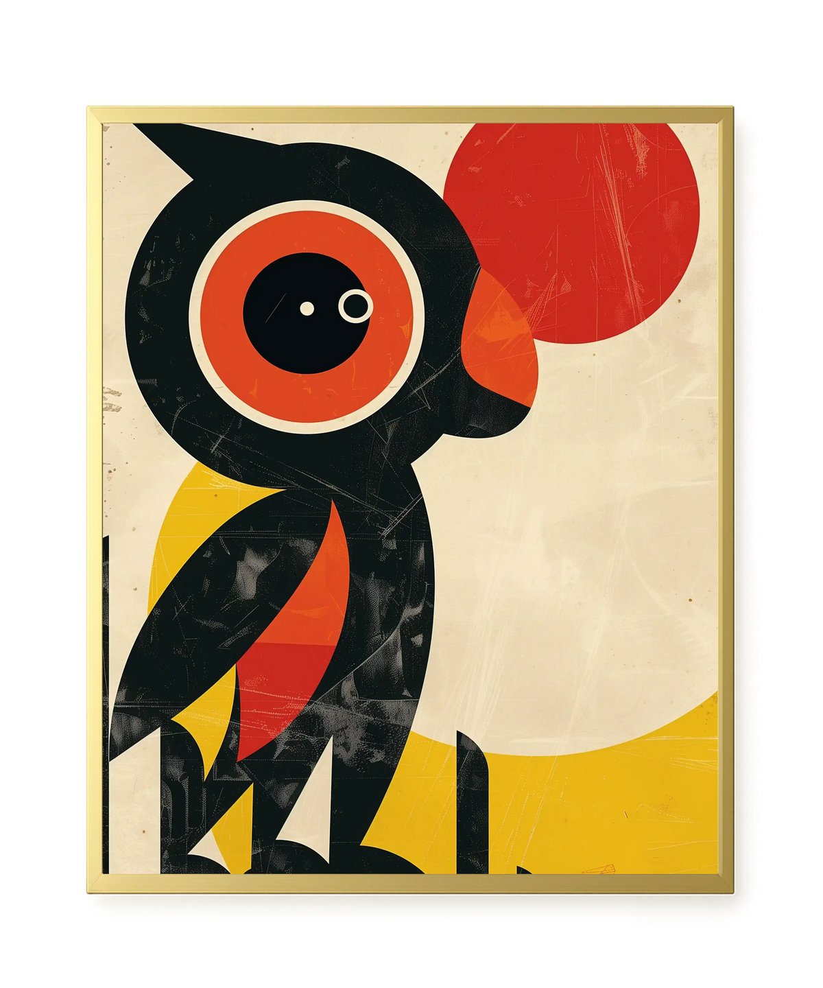 Abstract Bird Canvas Wall Art