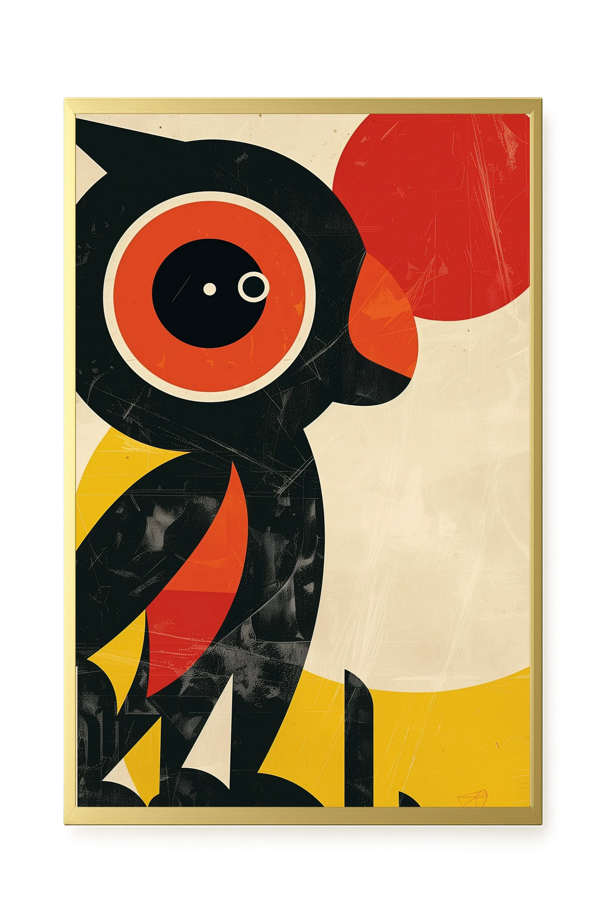 Abstract Bird Canvas Wall Art