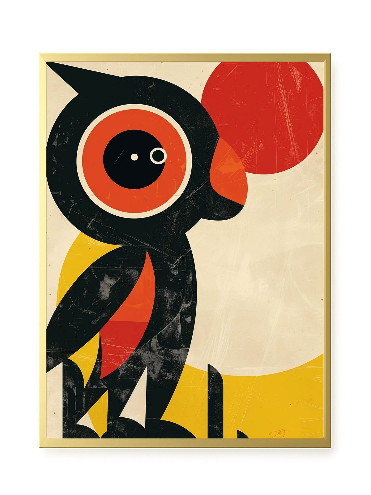 Abstract Bird Canvas Wall Art