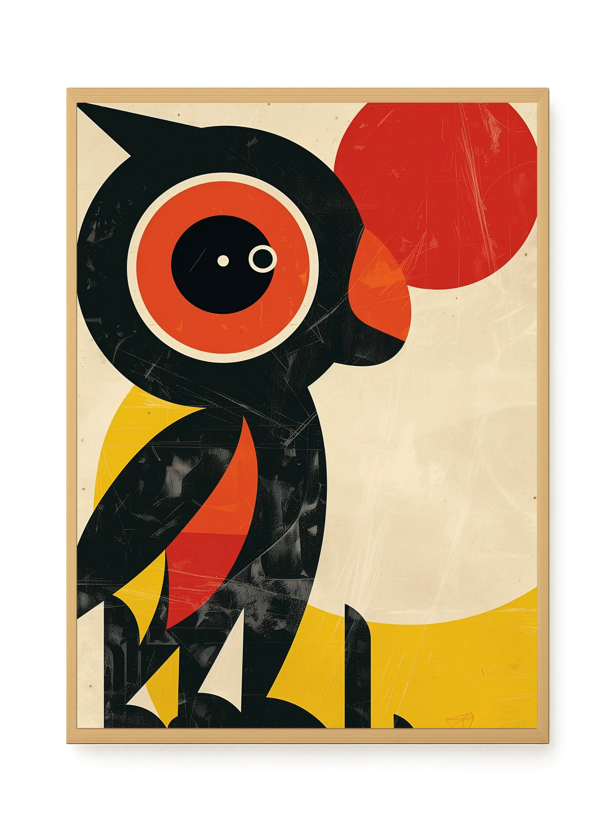 Abstract Bird Canvas Wall Art