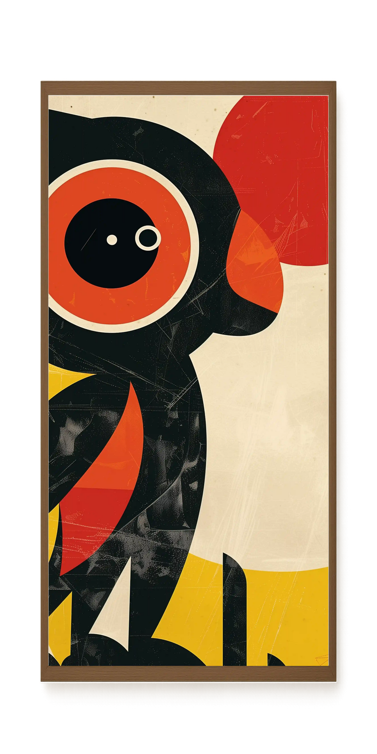Abstract Bird Canvas Wall Art
