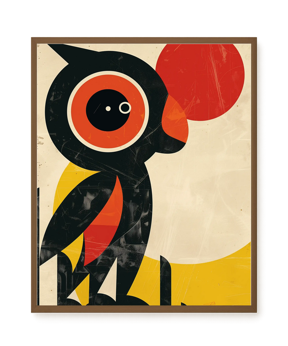 Abstract Bird Canvas Wall Art