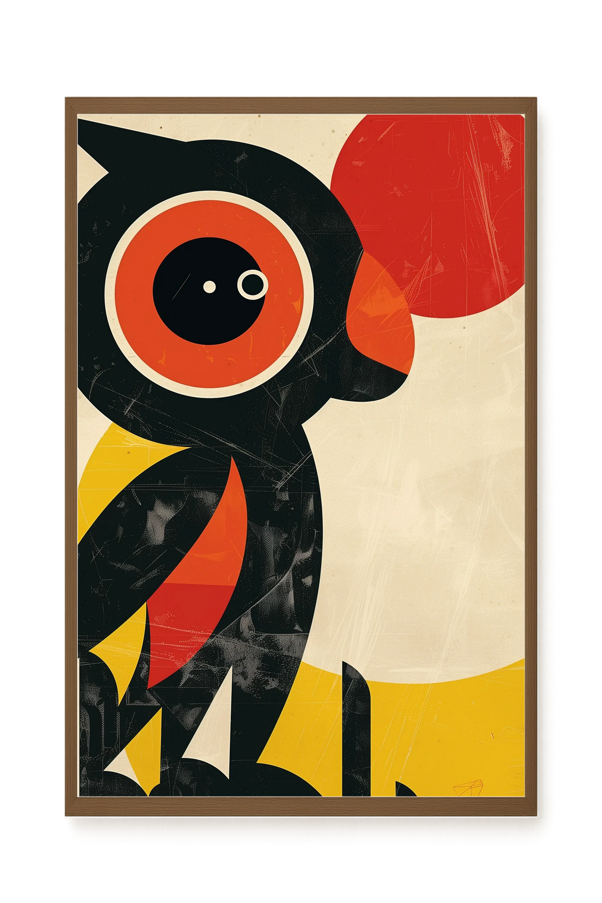Abstract Bird Canvas Wall Art