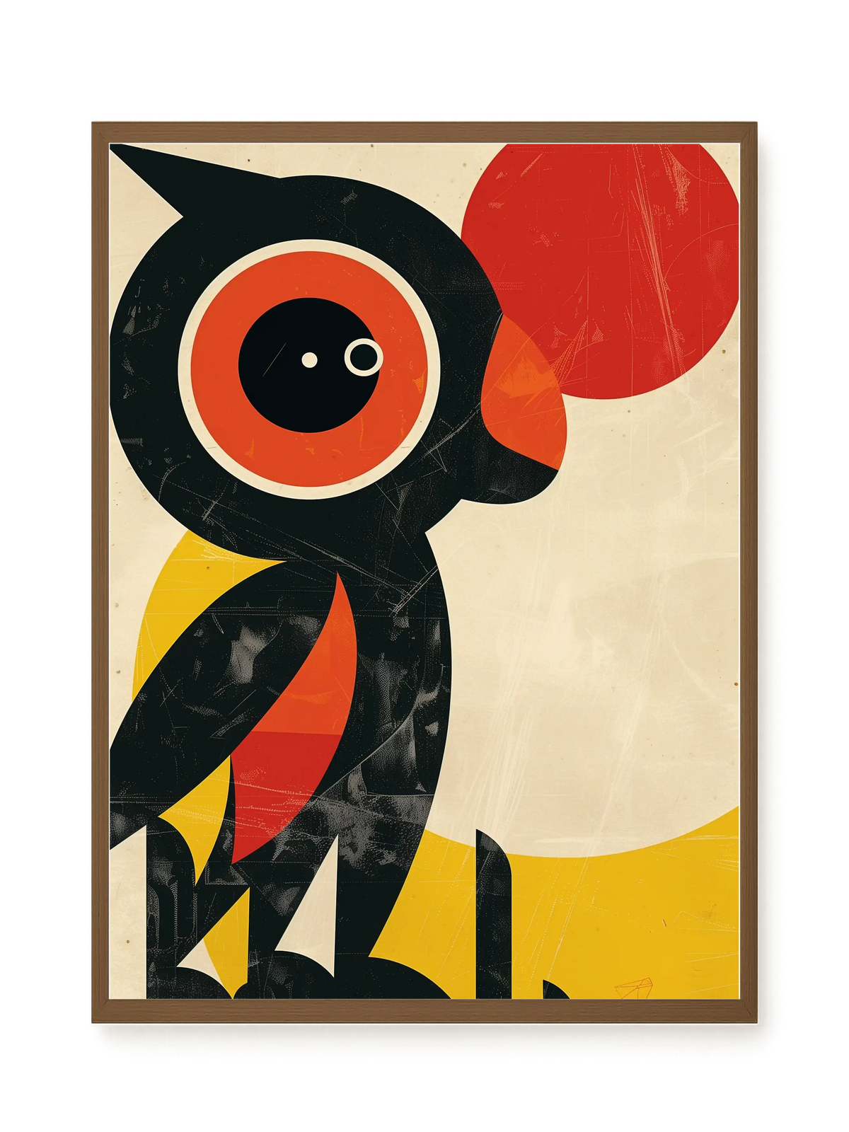 Abstract Bird Canvas Wall Art