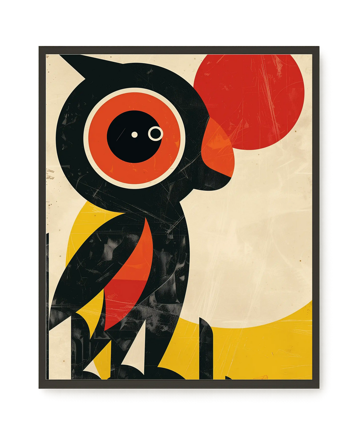 Abstract Bird Canvas Wall Art