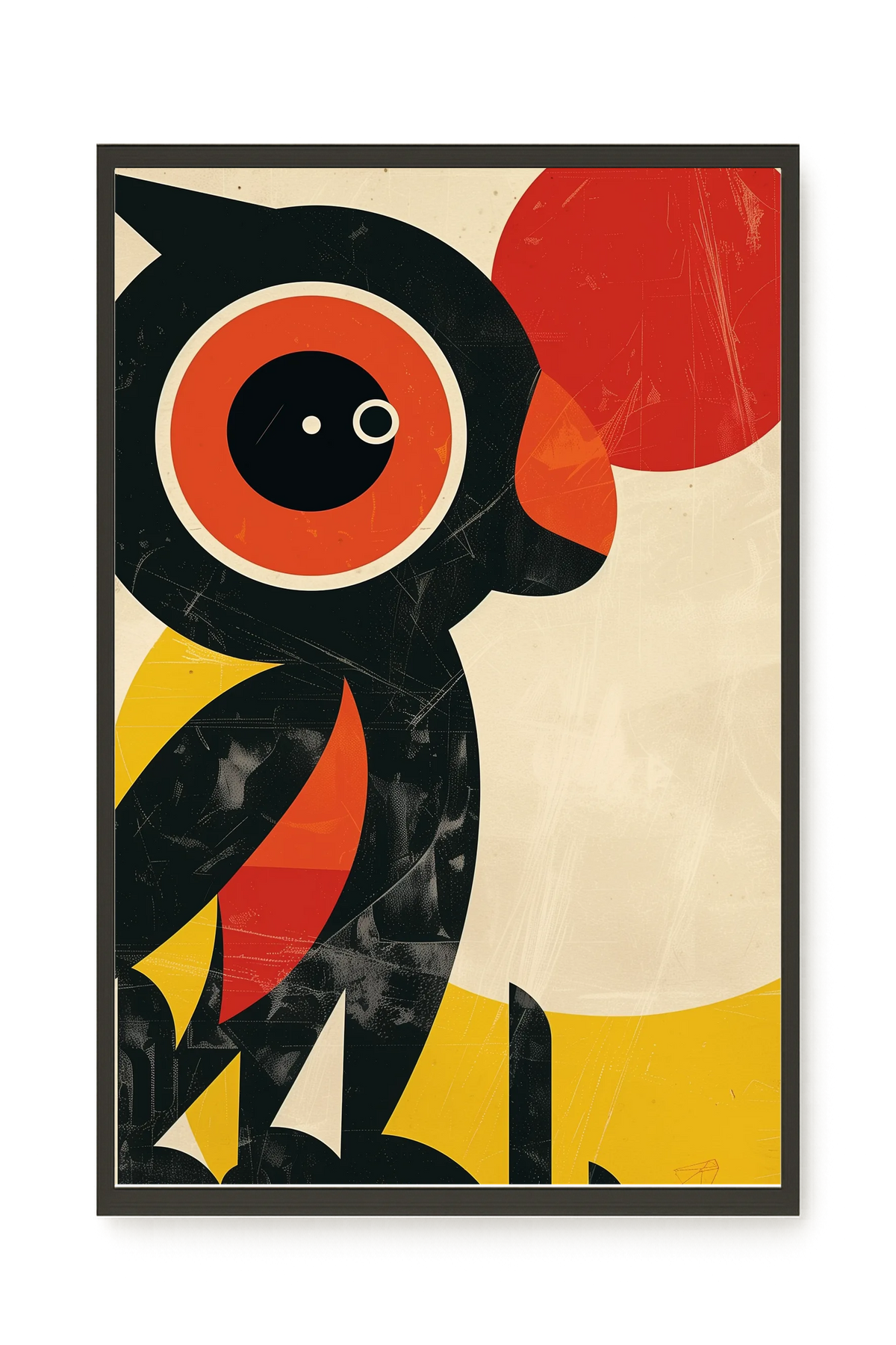 Abstract Bird Canvas Wall Art