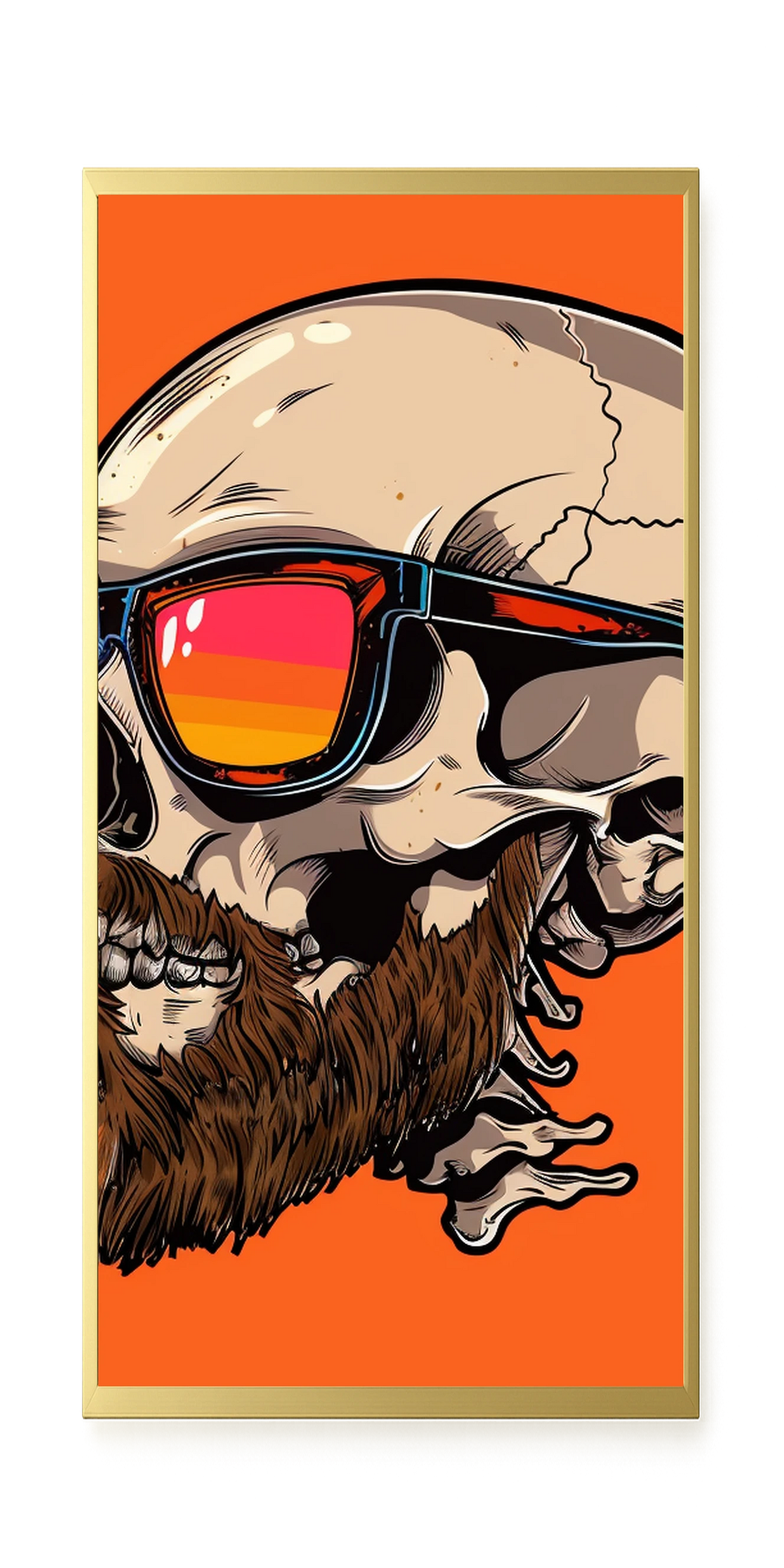 Sunglasses Skull Canvas Print