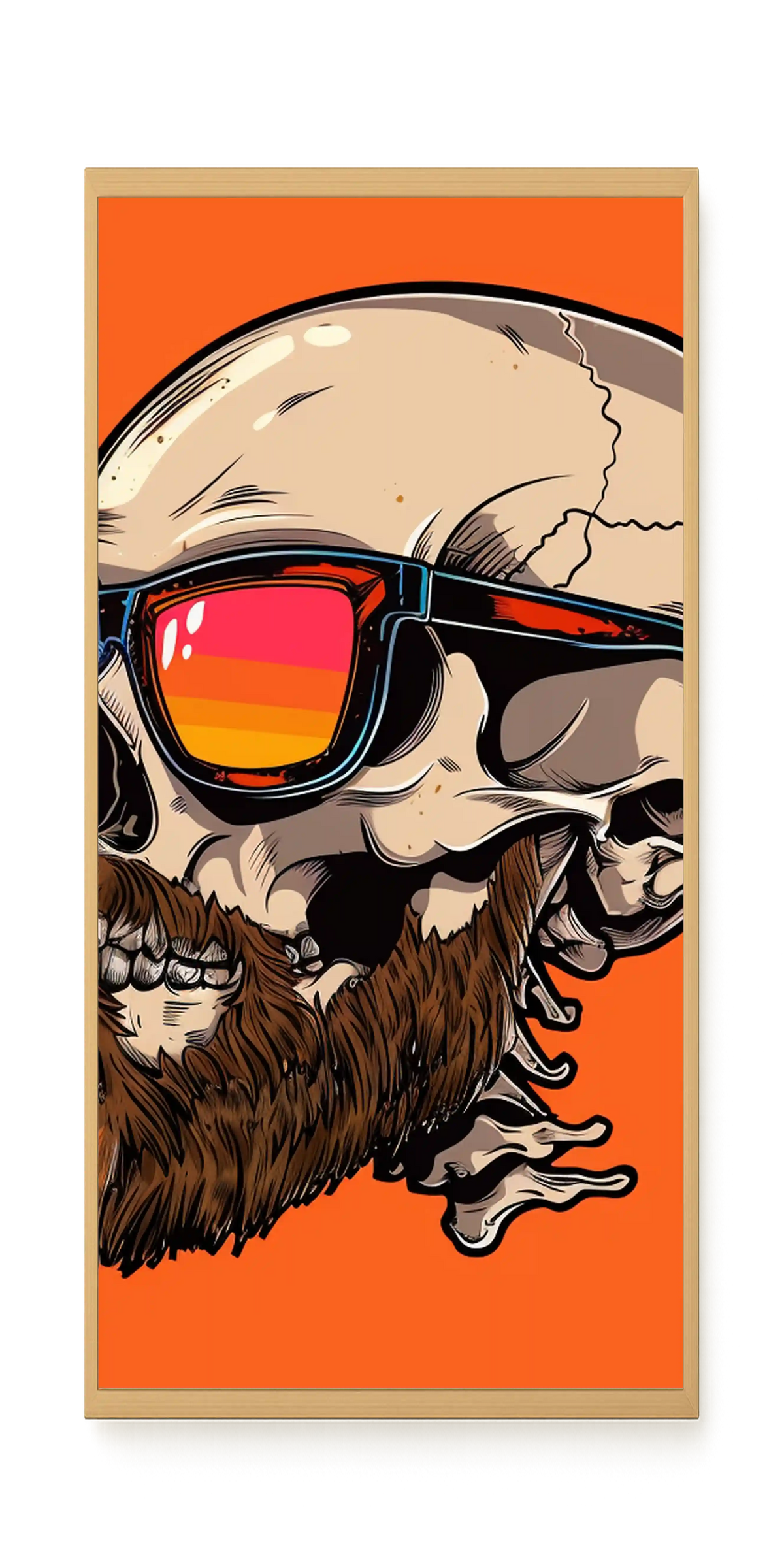 Sunglasses Skull Canvas Print