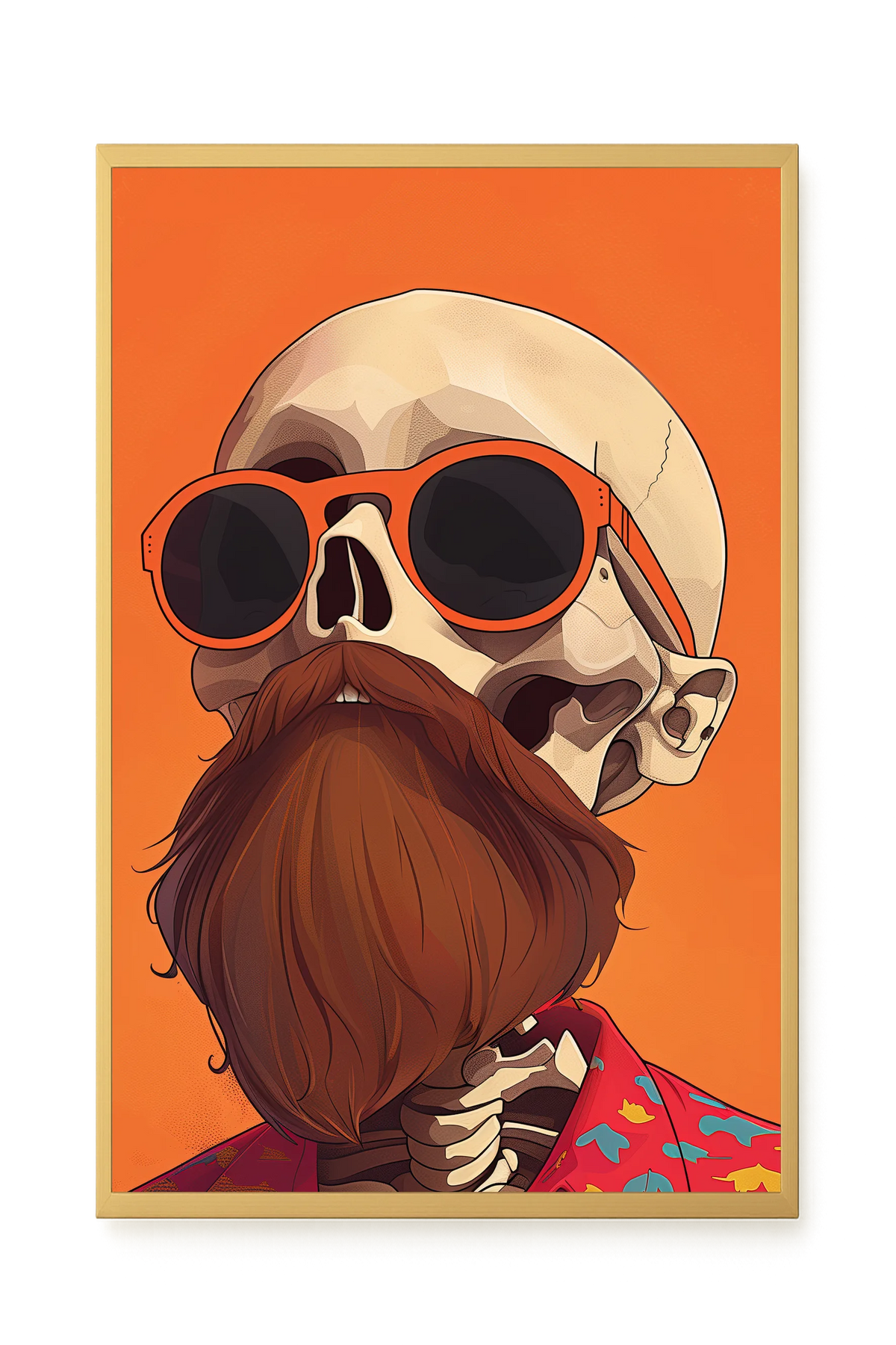 Artistic Skull Canvas Wall Art