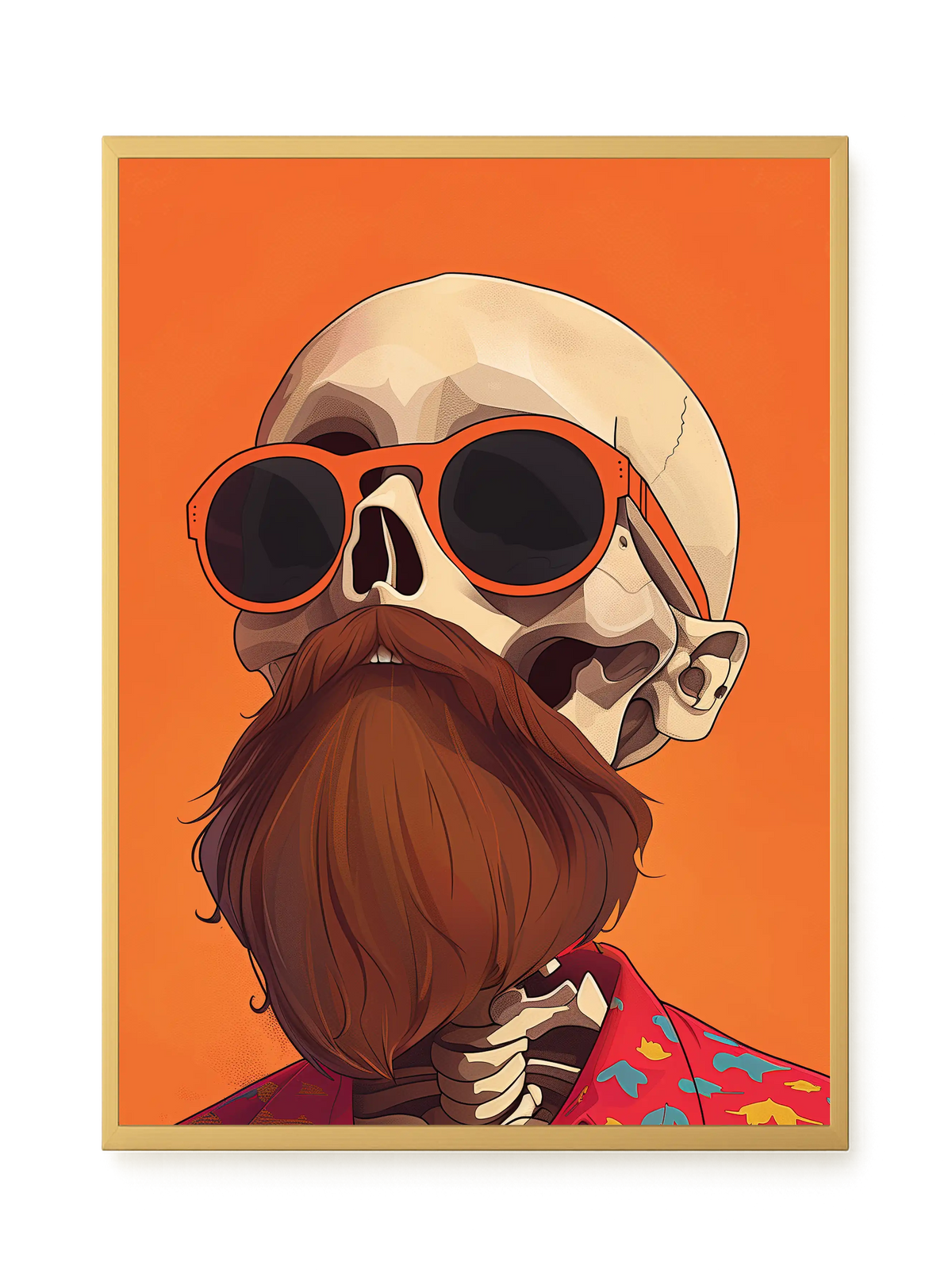 Artistic Skull Canvas Wall Art