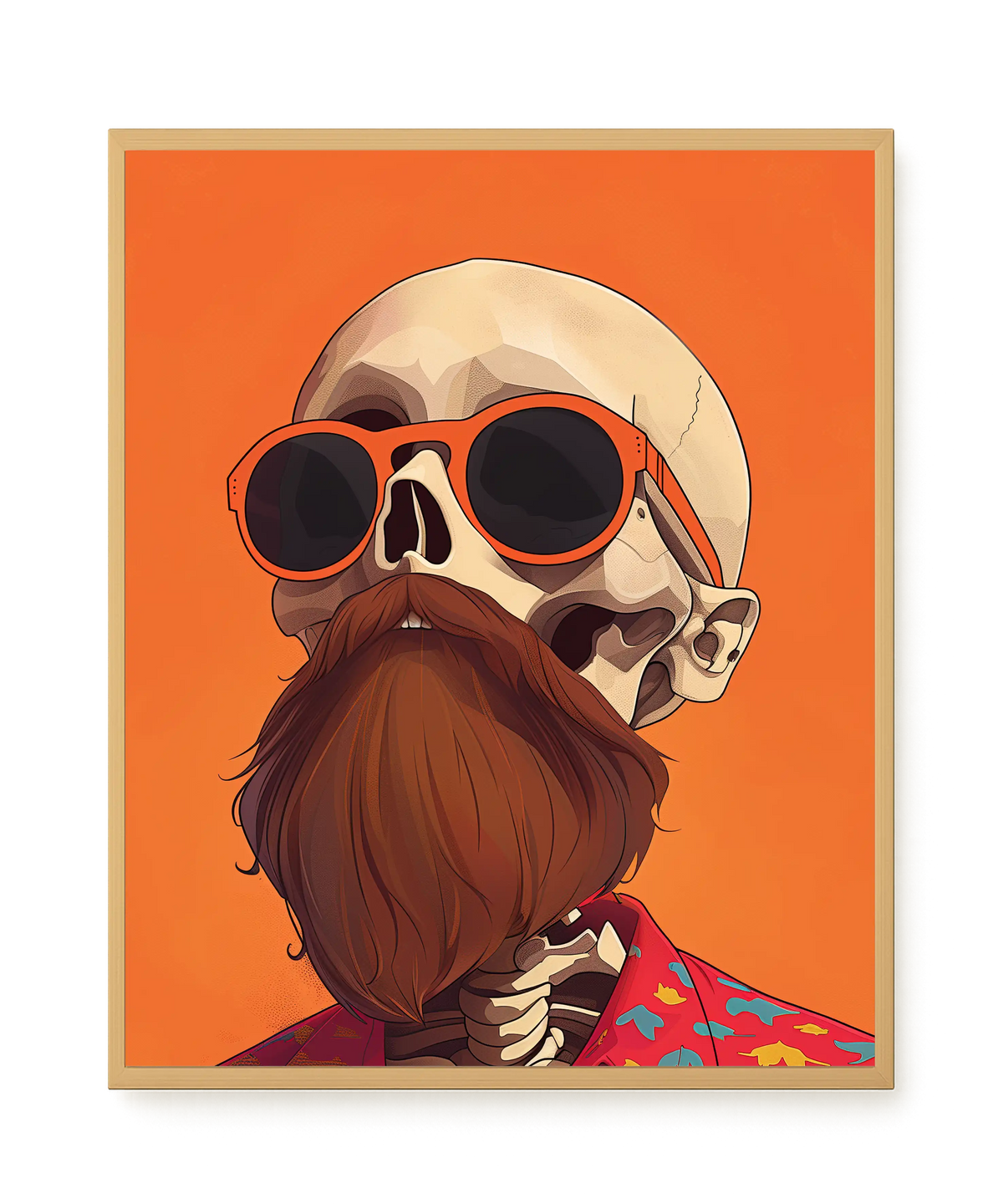 Artistic Skull Canvas Wall Art
