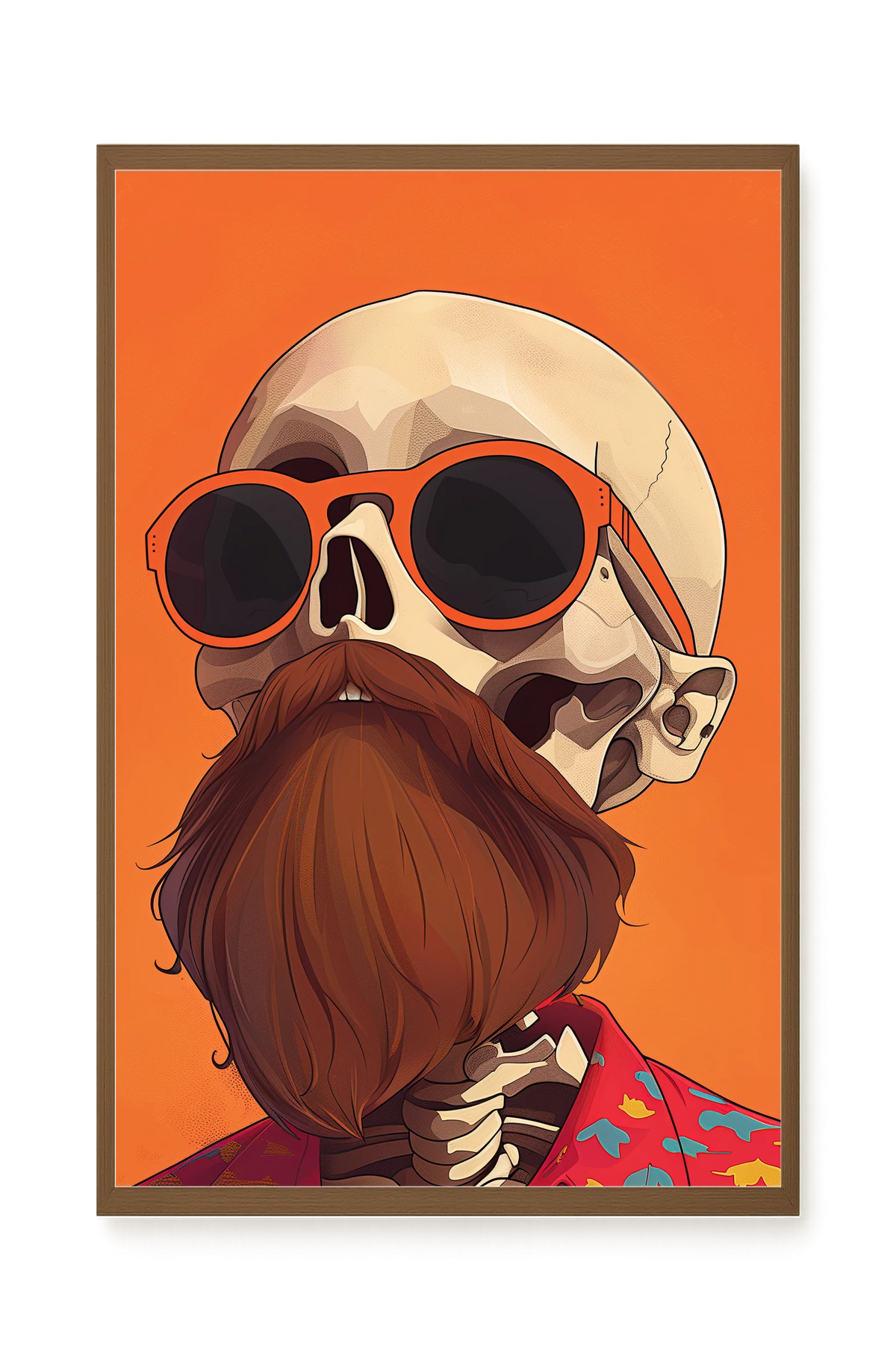 Artistic Skull Canvas Wall Art