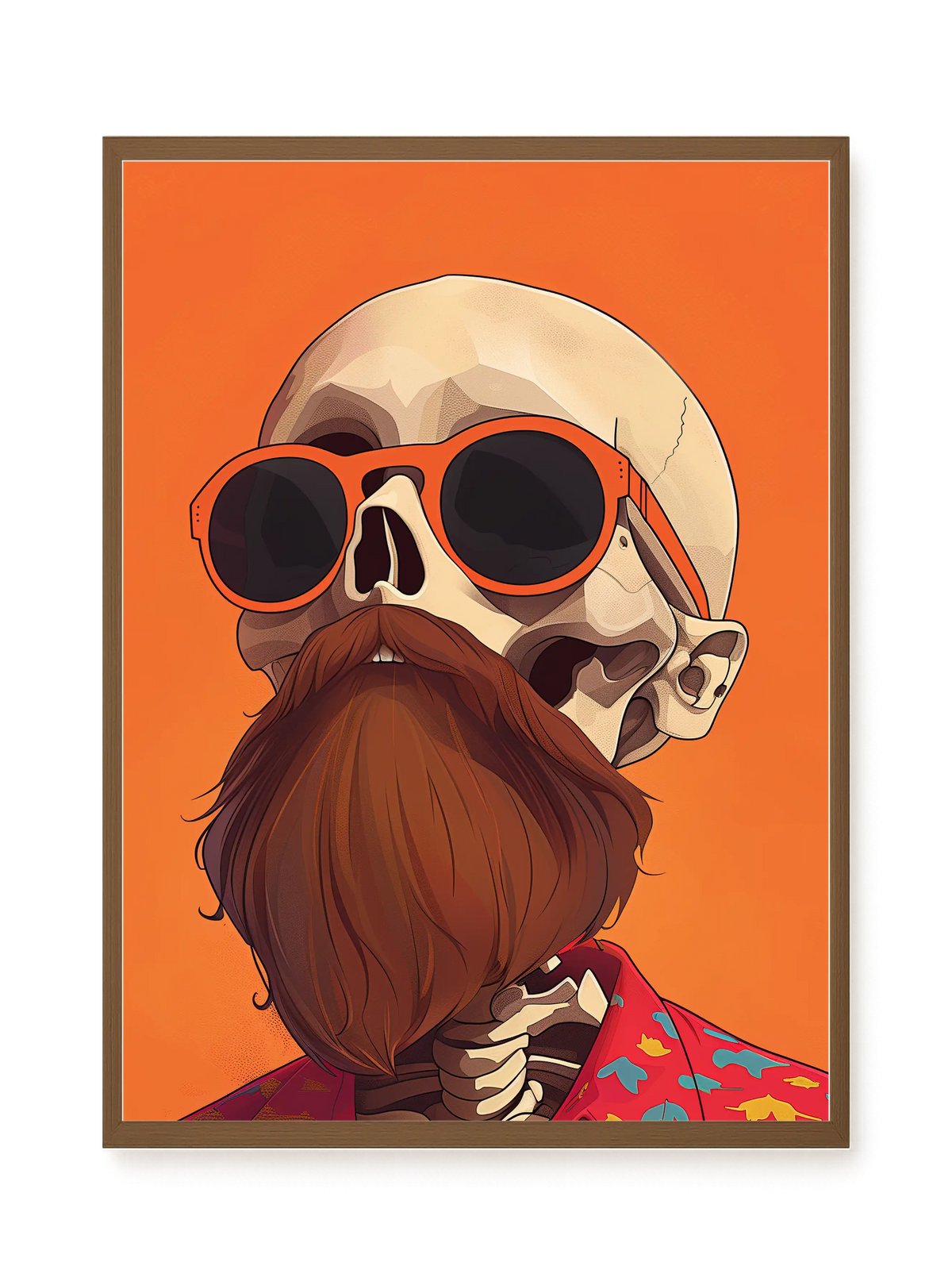 Artistic Skull Canvas Wall Art