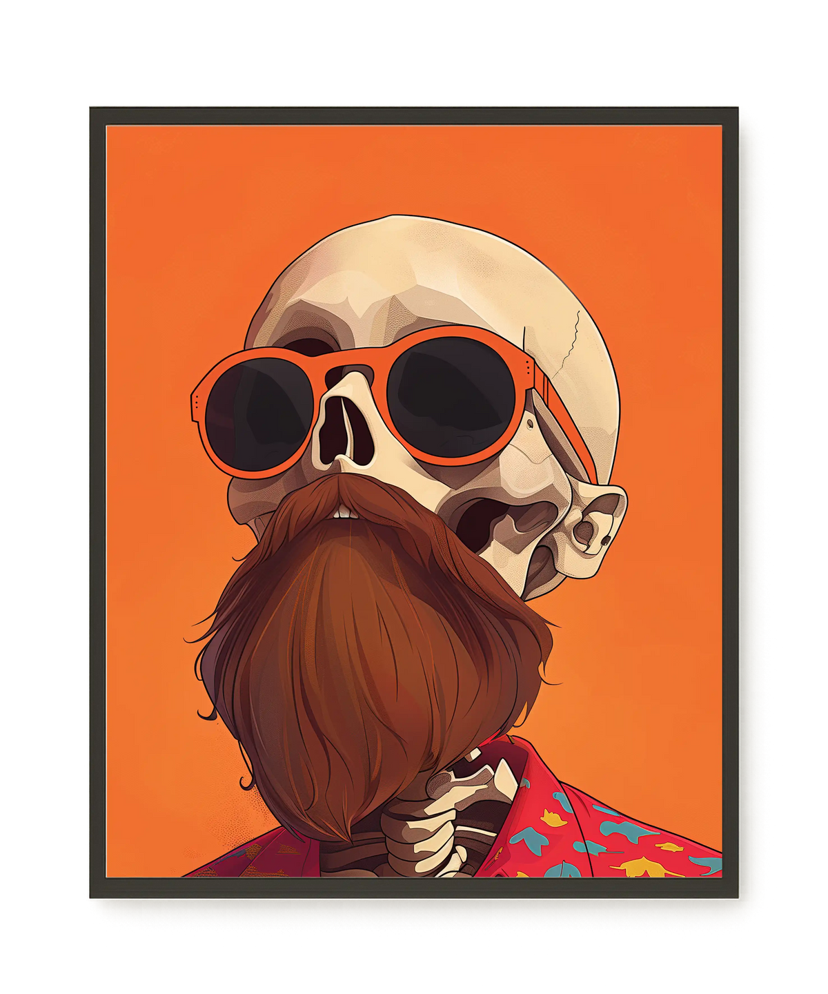 Artistic Skull Canvas Wall Art