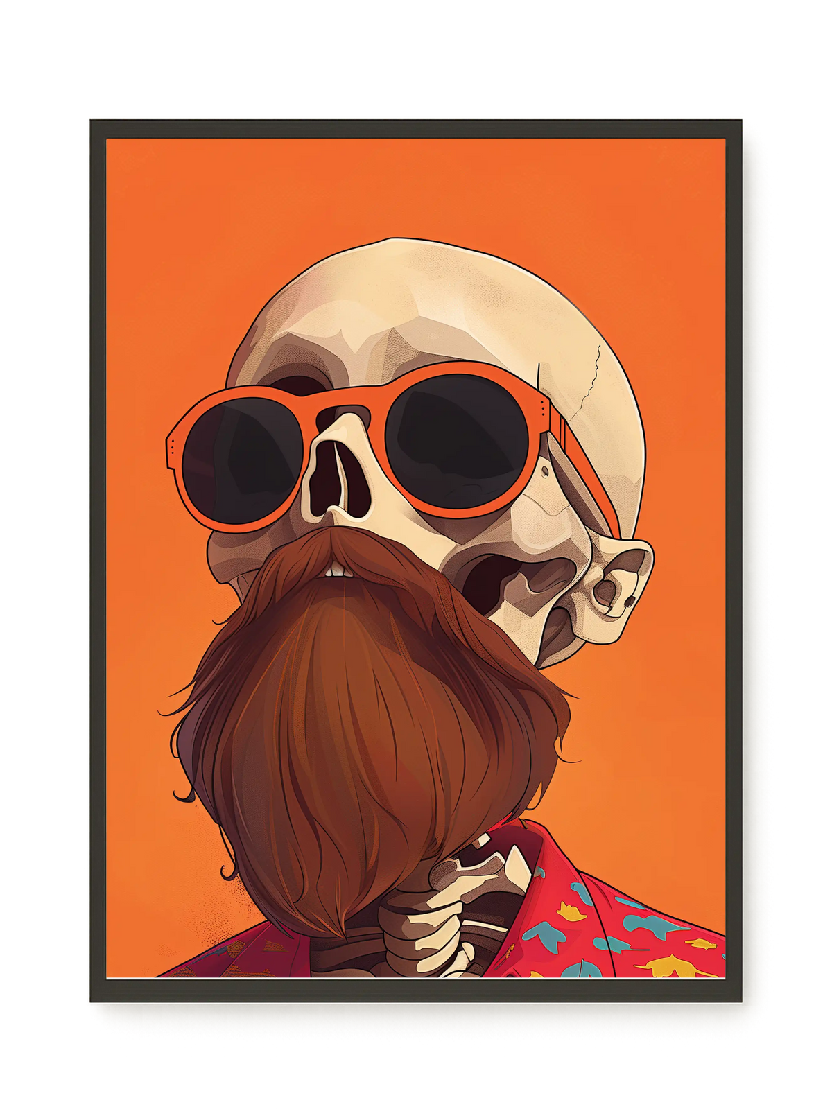 Artistic Skull Canvas Wall Art
