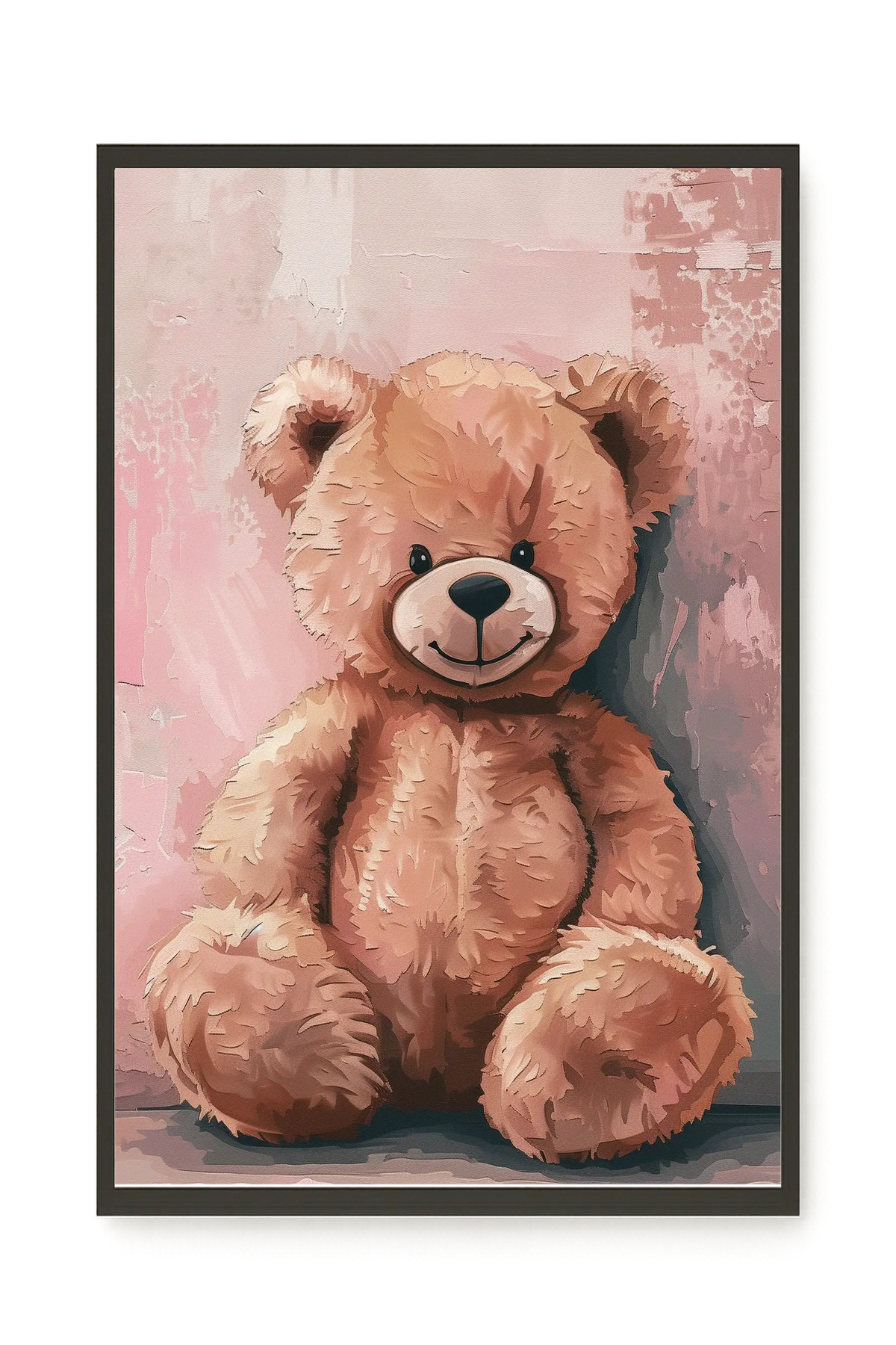 Pink Teddy Bear Canvas Print