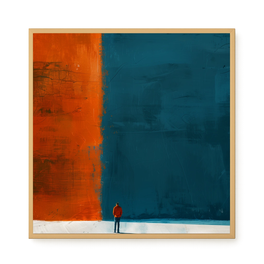 Confronting Duality Canvas Wall Art
