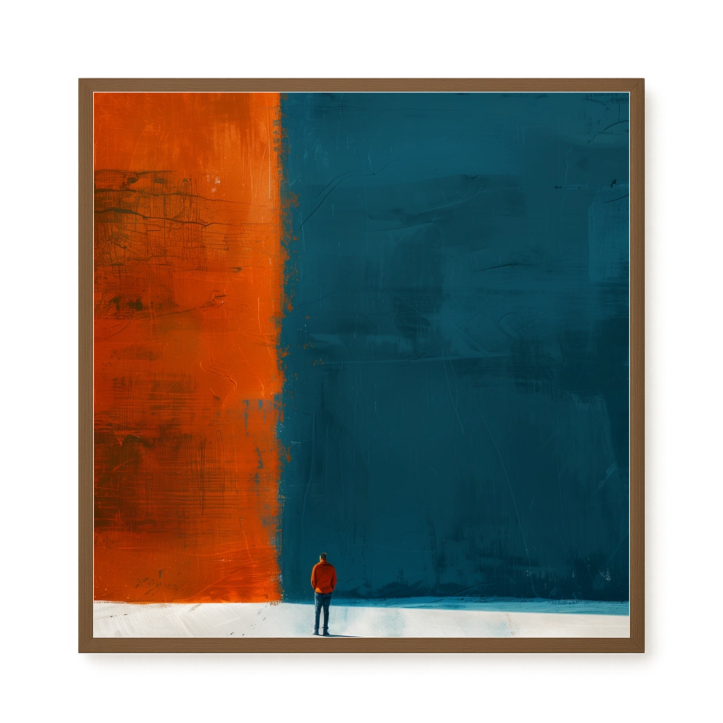 Confronting Duality Canvas Wall Art