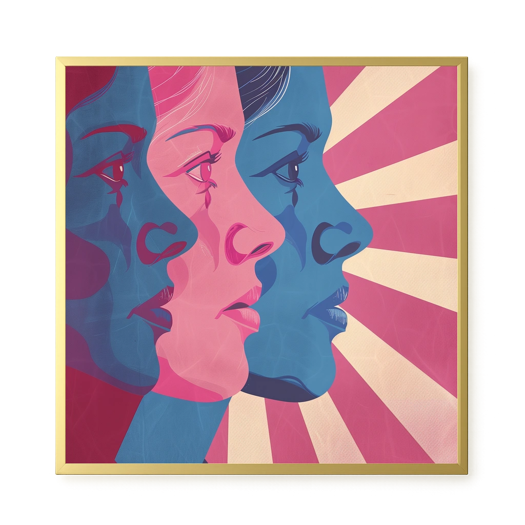 Multiple Identities Canvas Wall Art