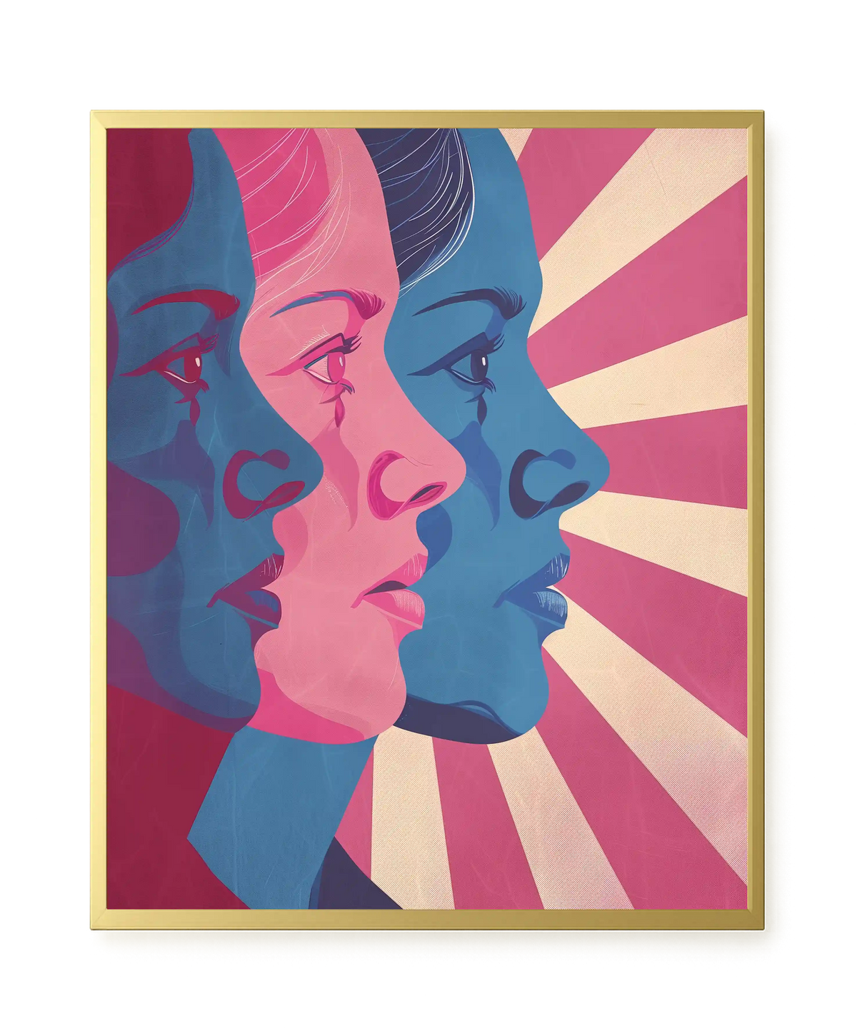 Multiple Identities Canvas Wall Art