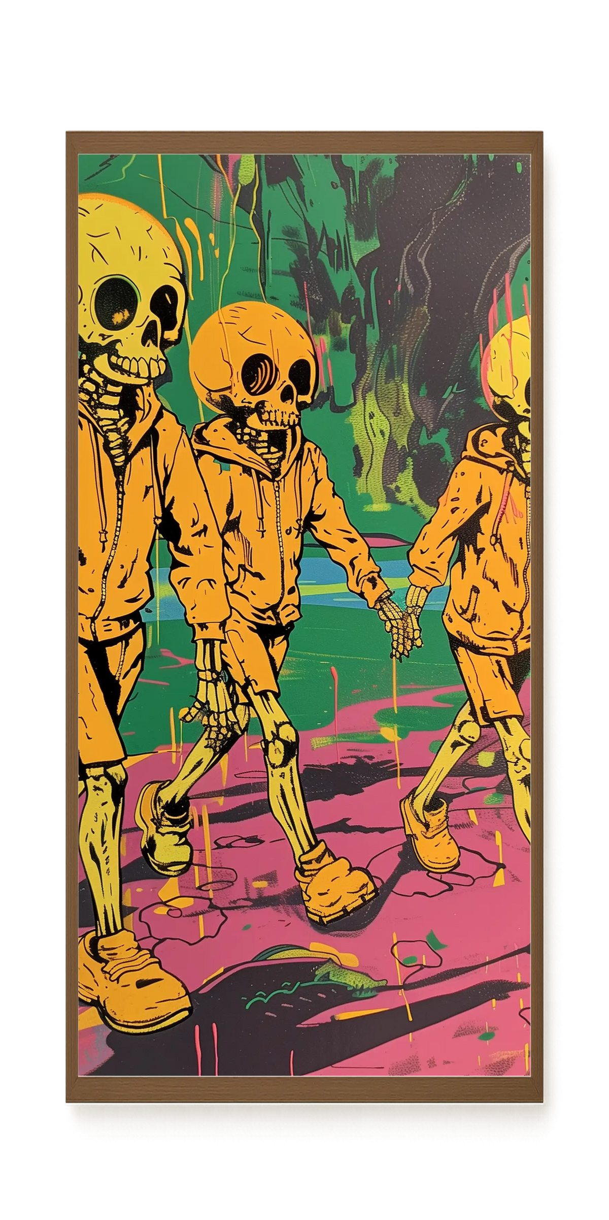 Skeleton Kids Canvas Print