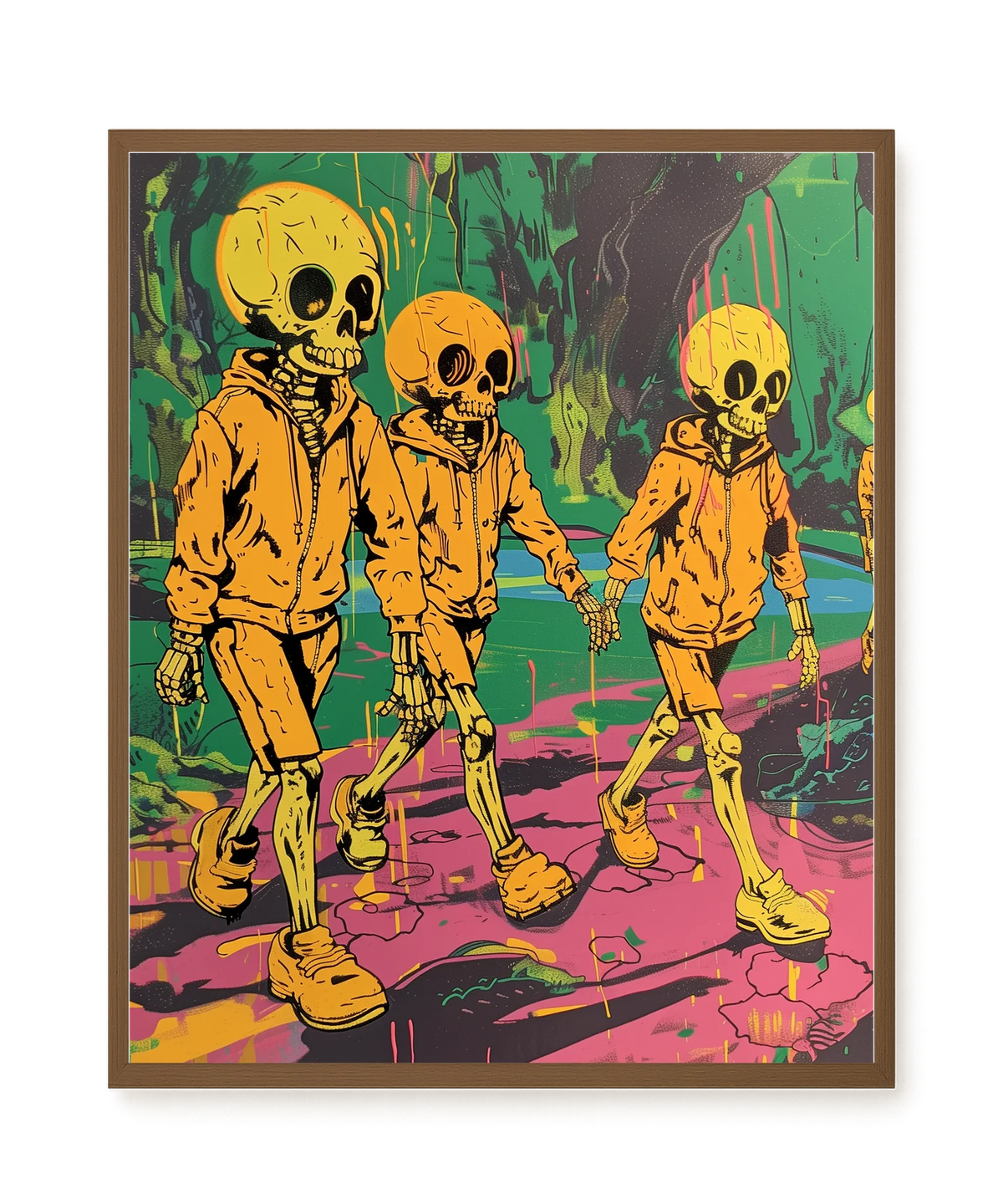 Skeleton Kids Canvas Print