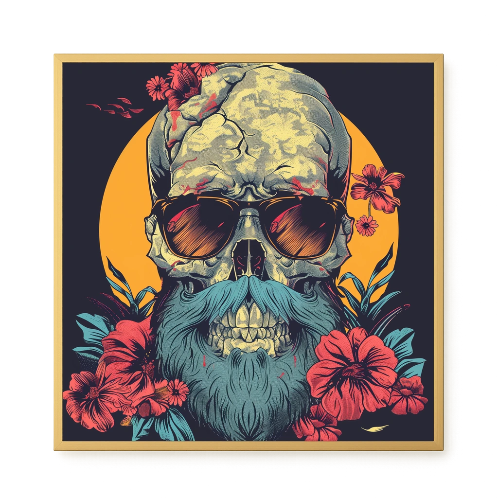 Vintage Skull Canvas Print