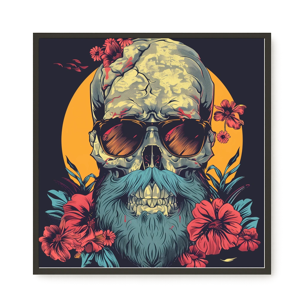 Vintage Skull Canvas Print