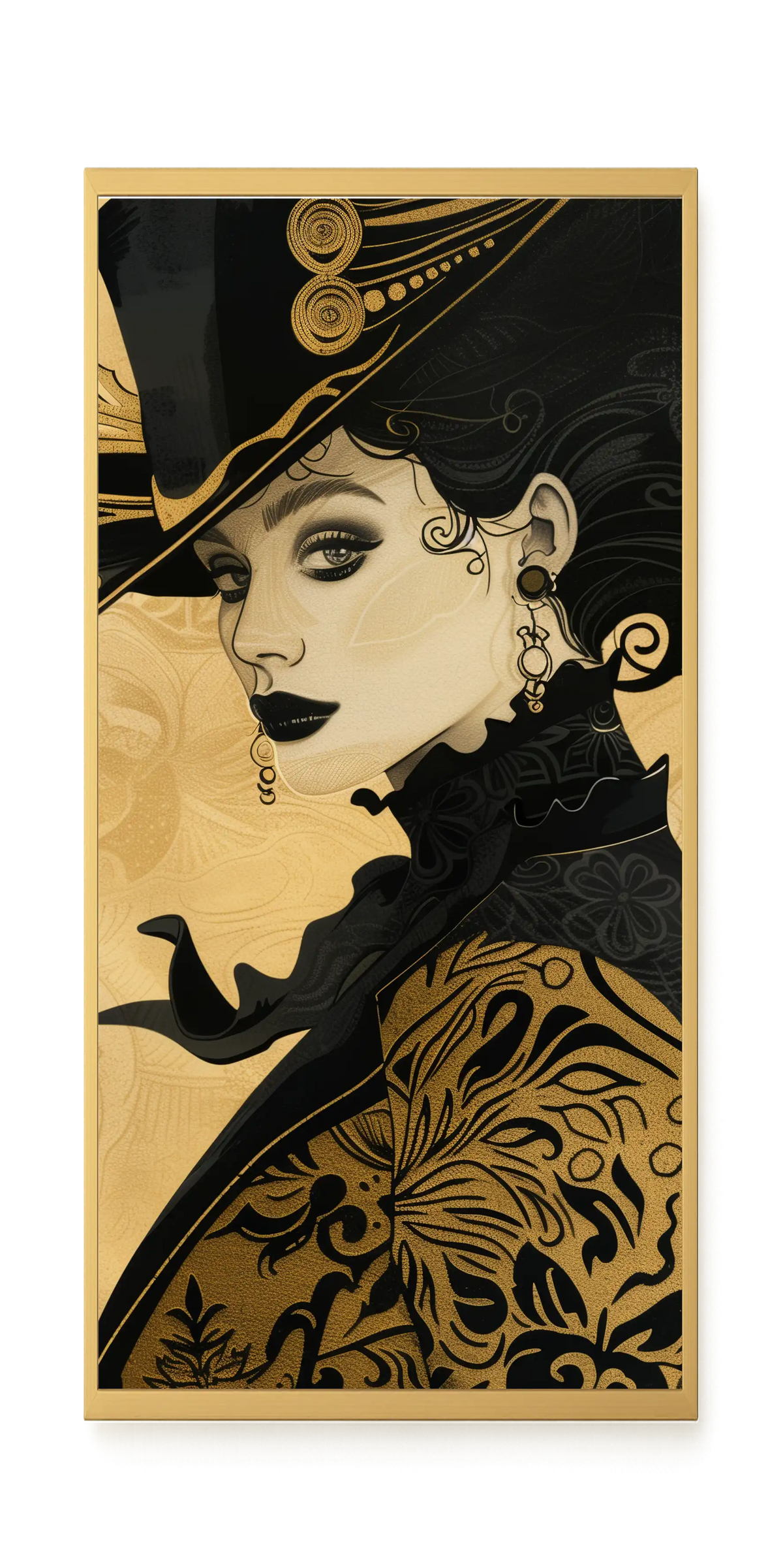 Raven Face Canvas Print