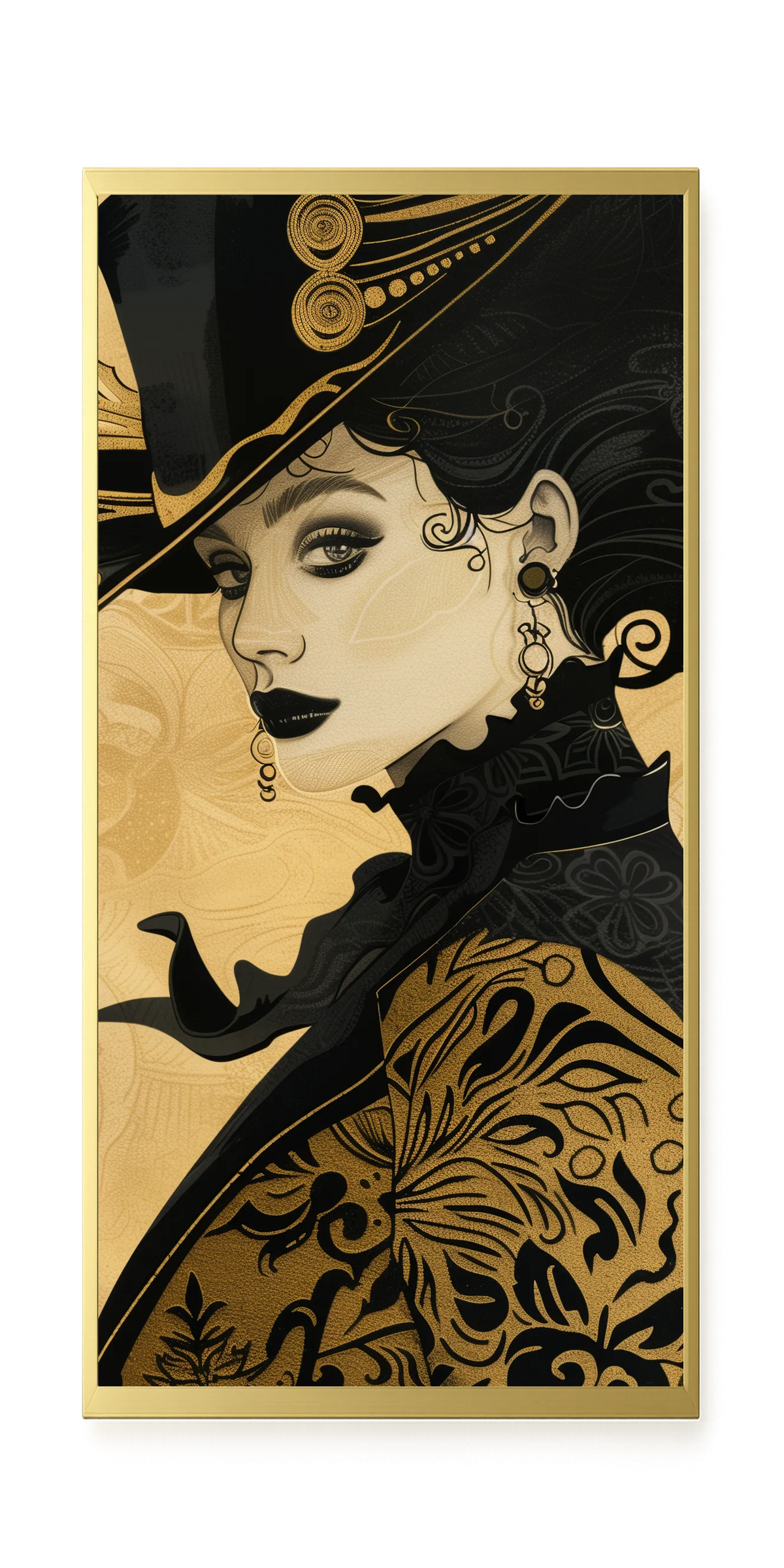 Raven Face Canvas Print