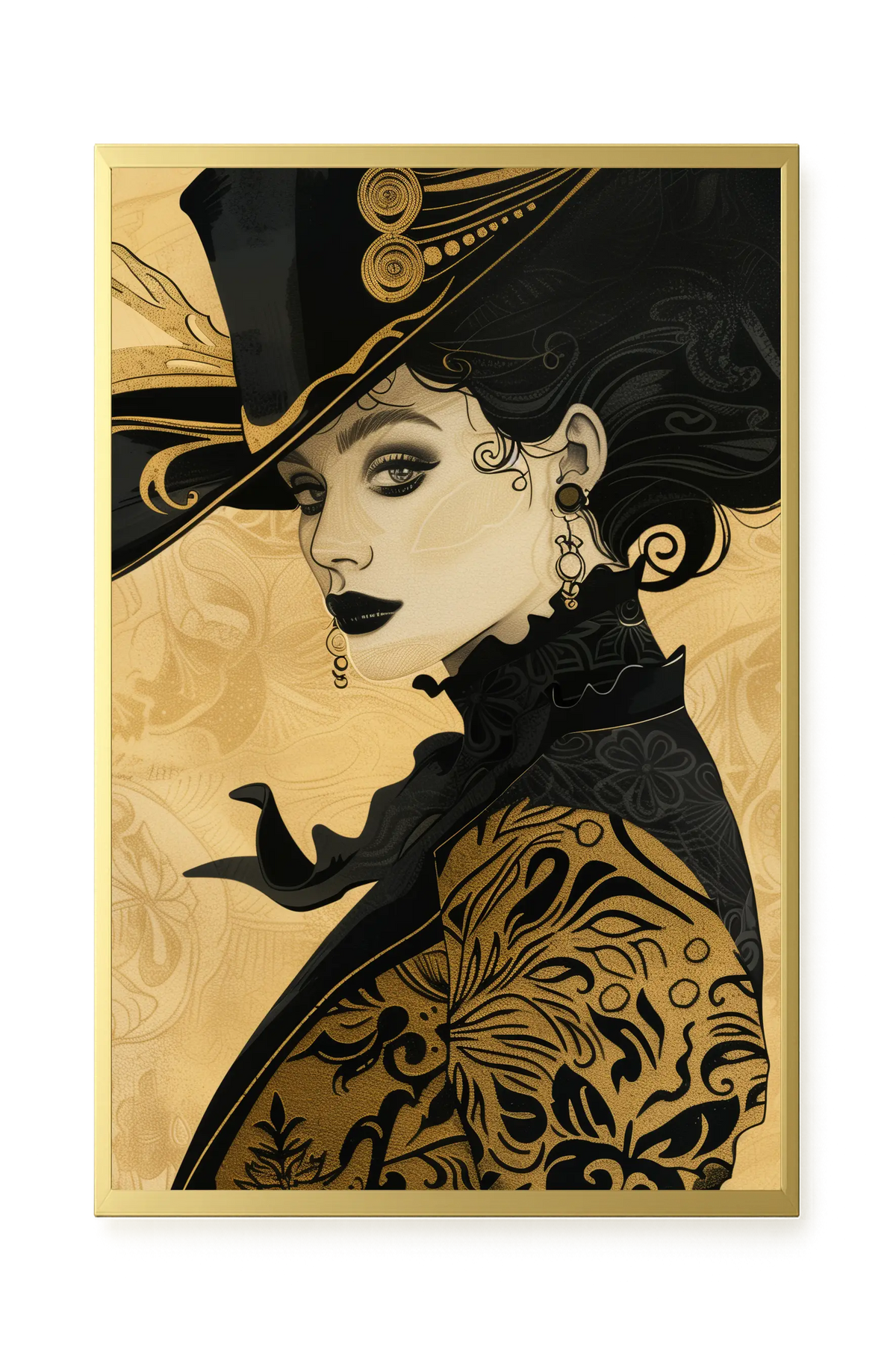 Raven Face Canvas Print
