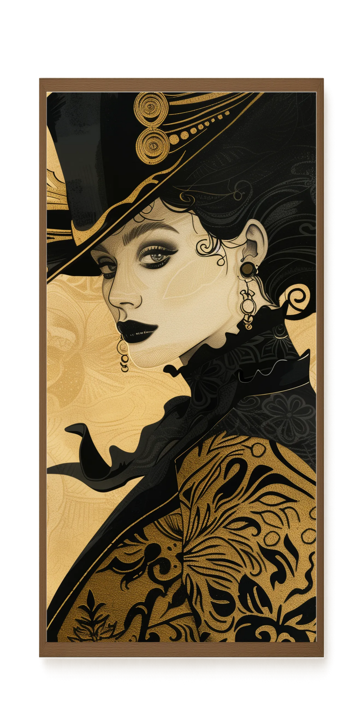 Raven Face Canvas Print