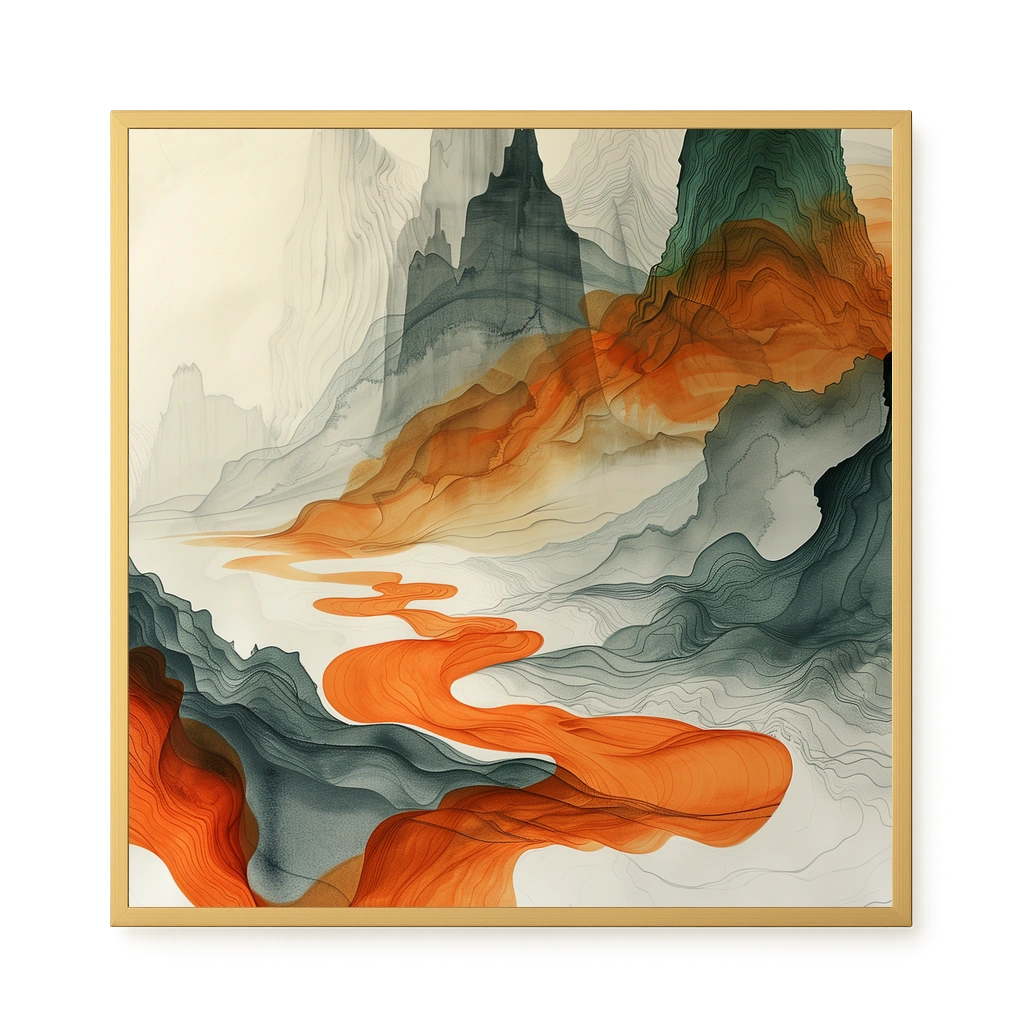 Abstract Landscape Canvas Print