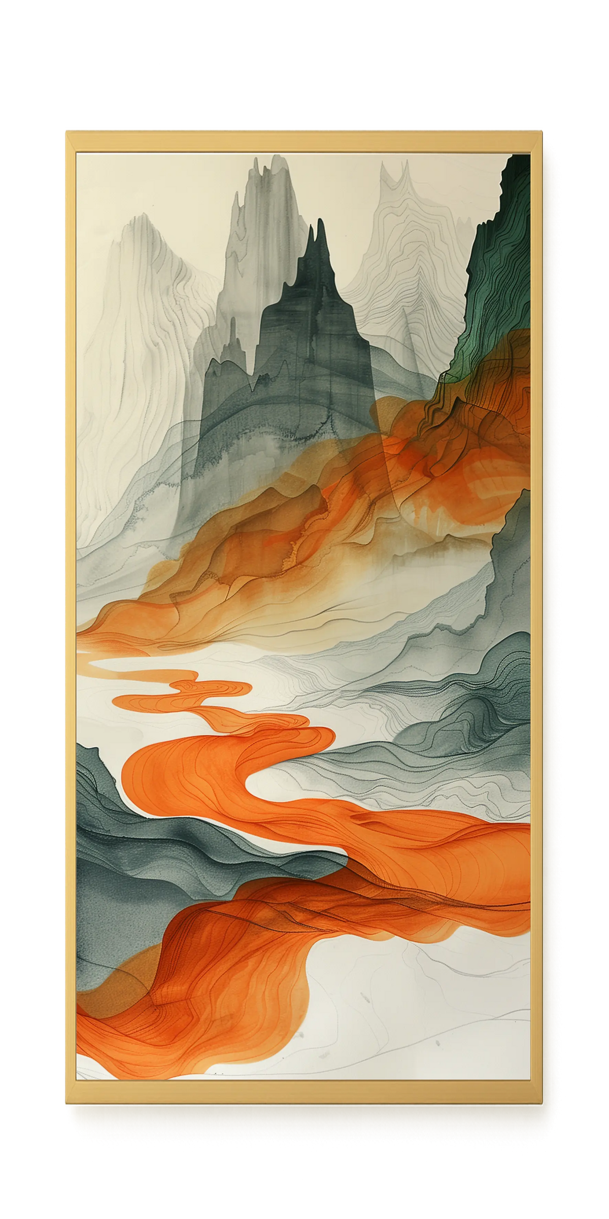 Abstract Landscape Canvas Print