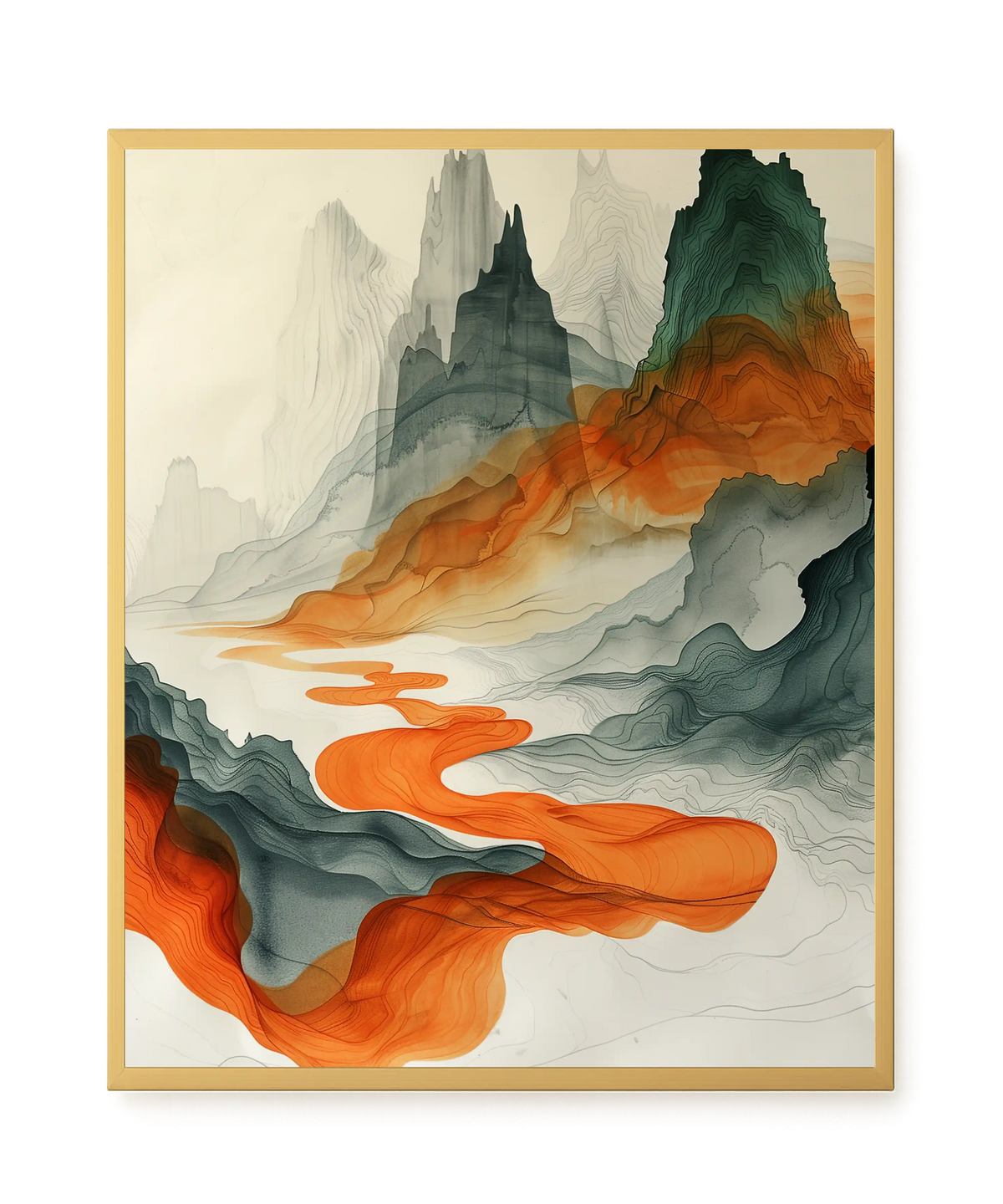 Abstract Landscape Canvas Print